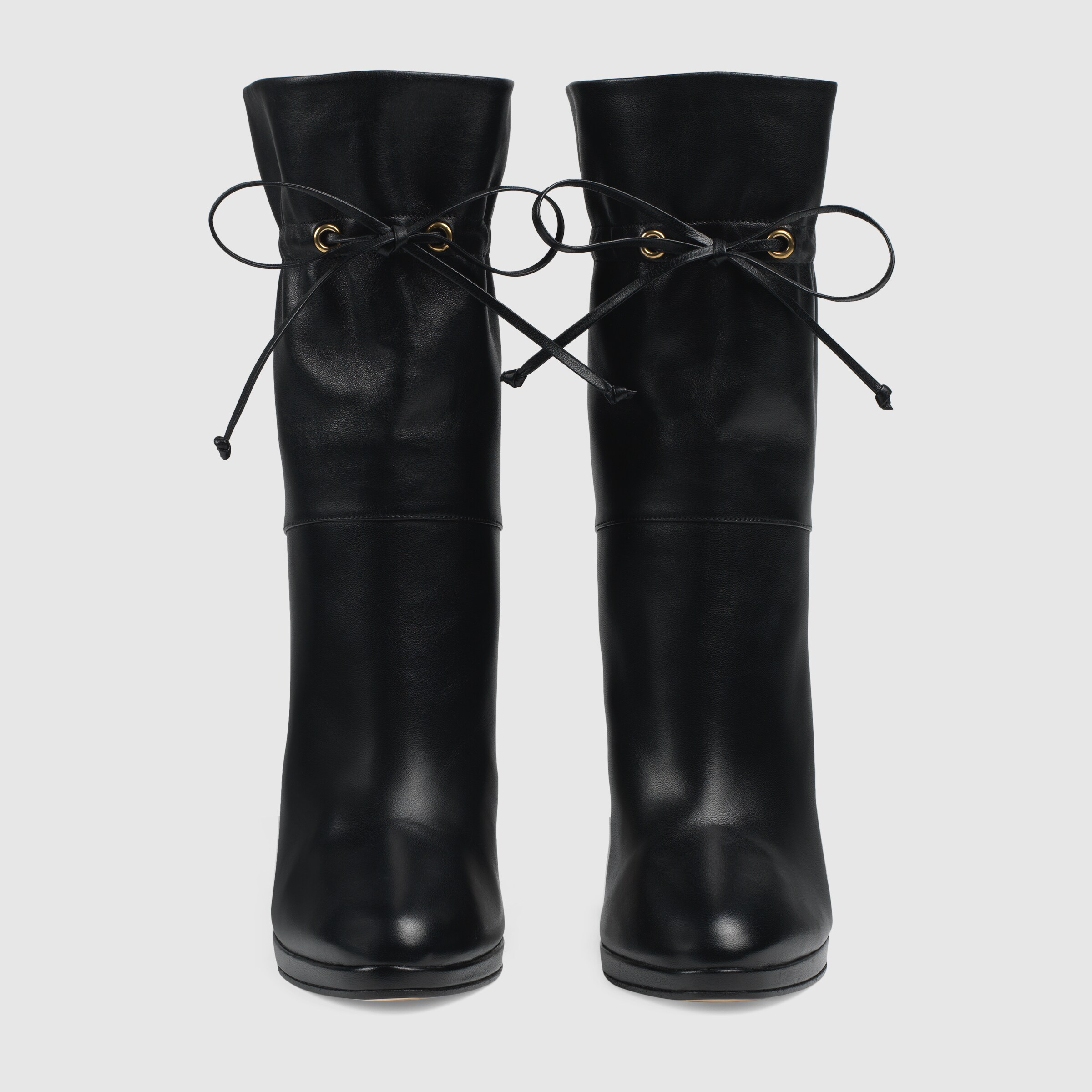 Black Women's ankle boot with Double G GUCCI® TR