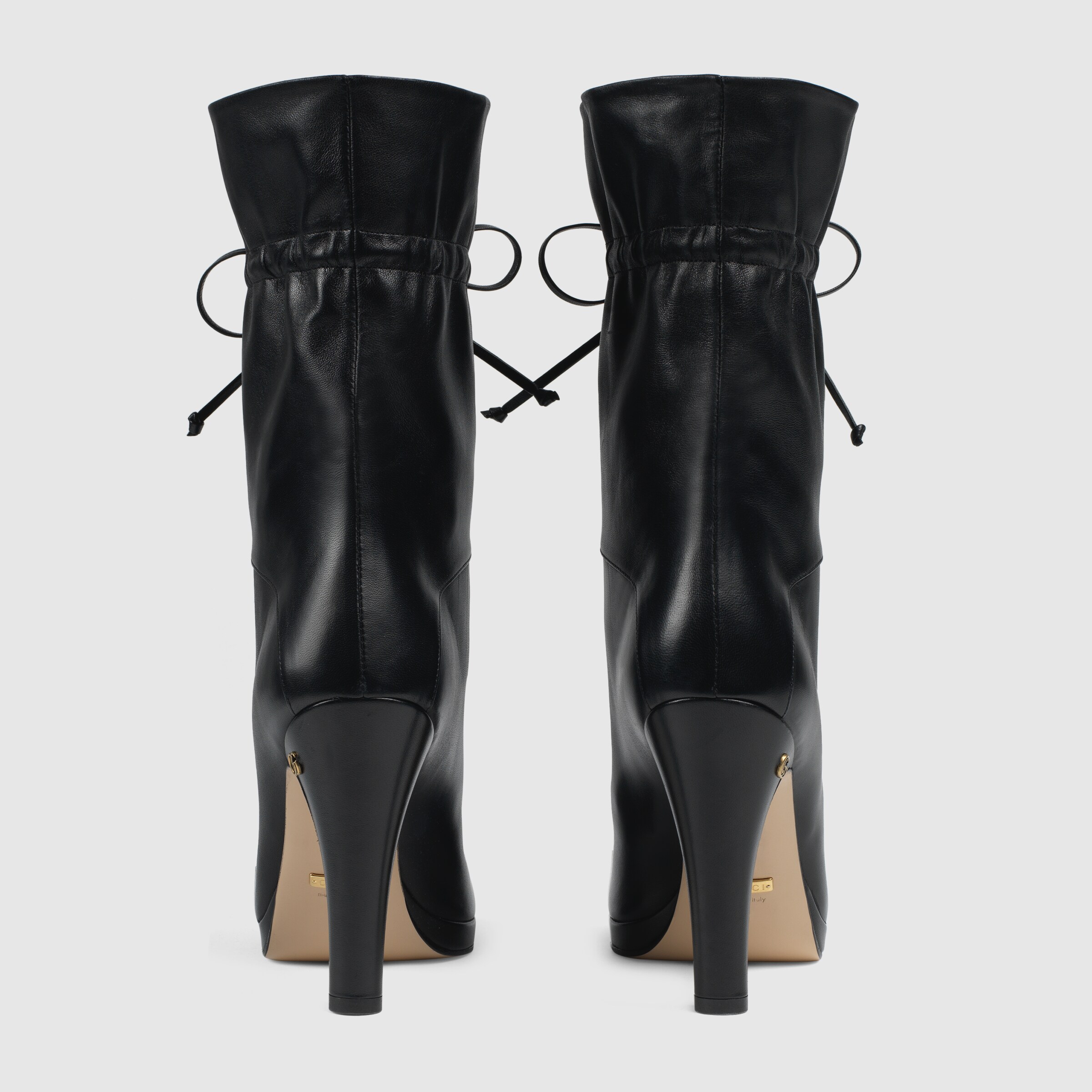 Black Women's ankle boot with Double G GUCCI® TR