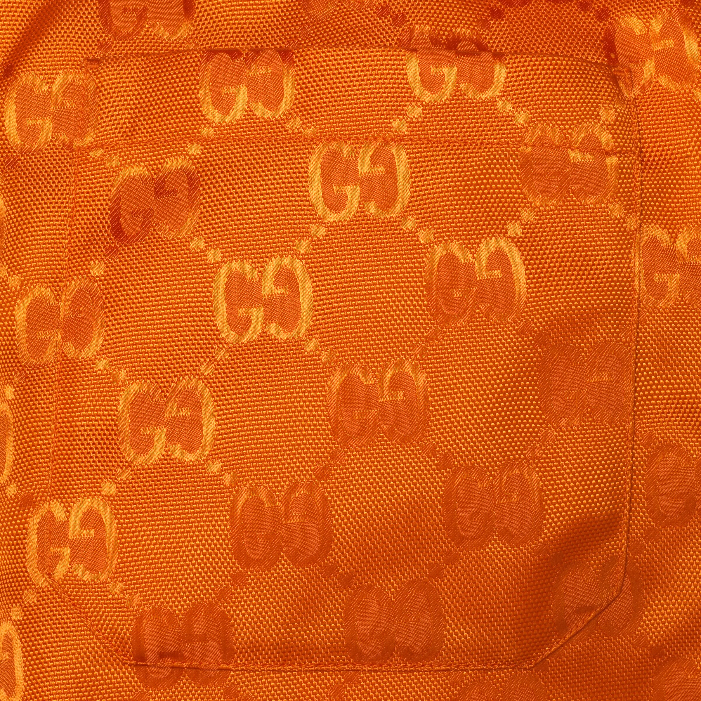 Gucci Off The Grid Pant With Gaiter In Orange GG ECONYL® GUCCI® US