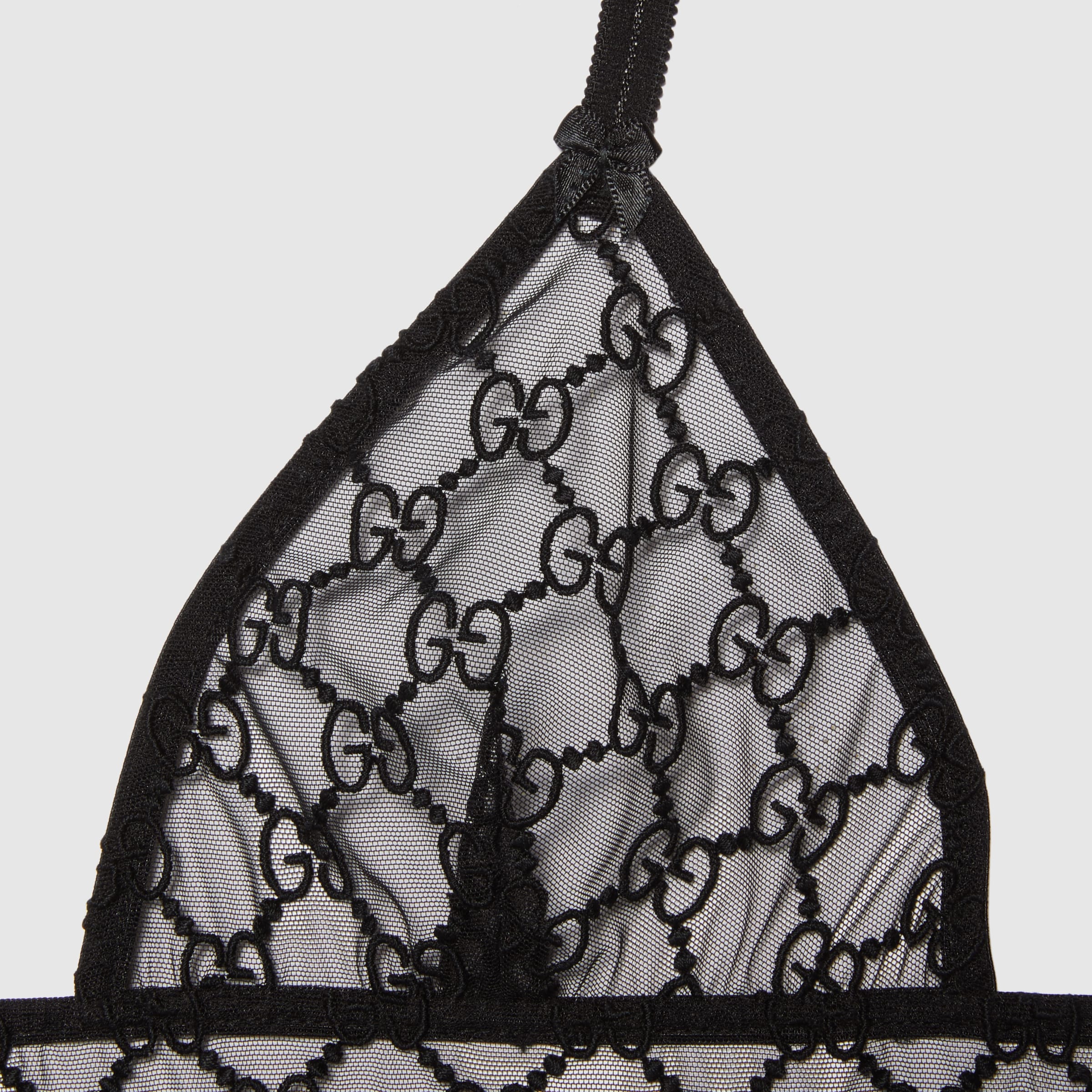 【送料&関税込】Gucci Gg Motif Lace Bra Gucci Gg Motif Lace Bra | italist