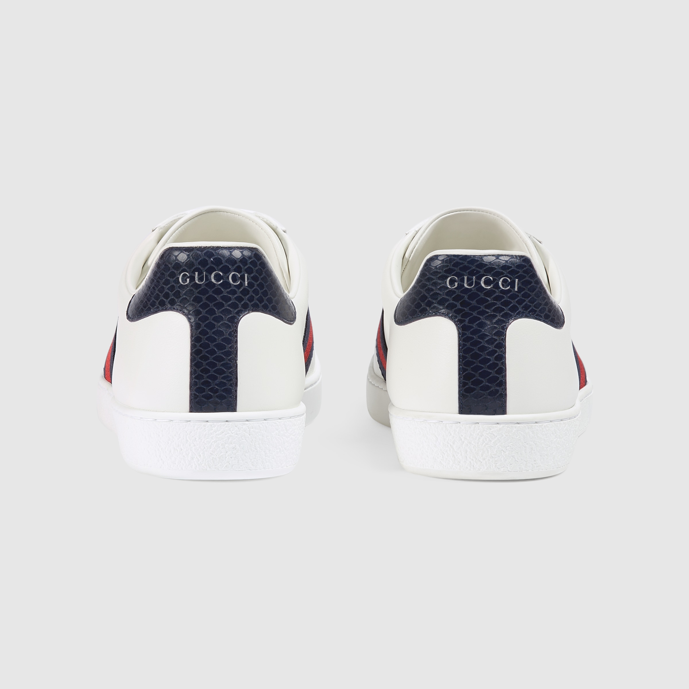 gucci ace leather sneaker mens