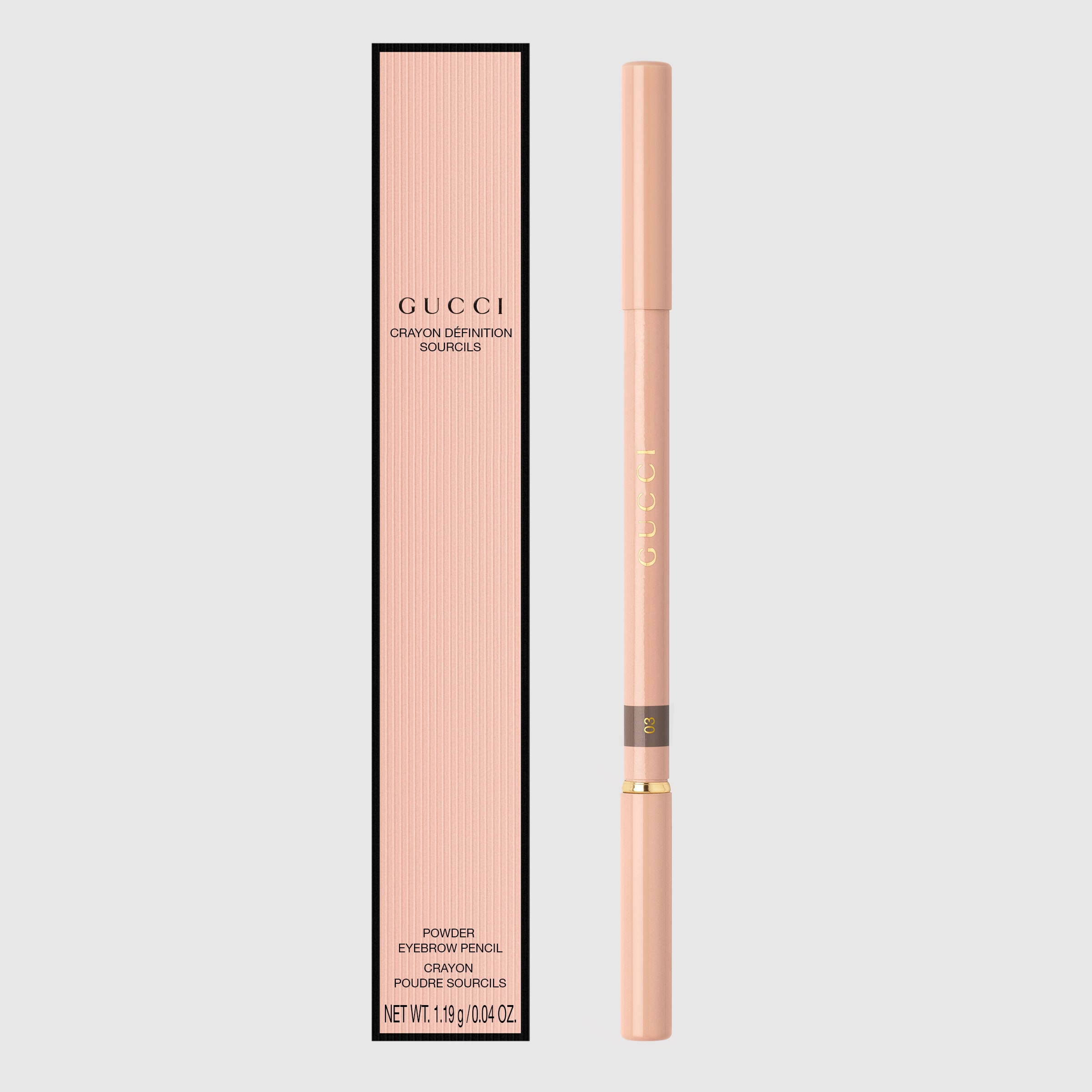 3 Châtain, Crayon Définition Sourcils Eyebrow Pencil in 3 Light Brown GUCCI® US
