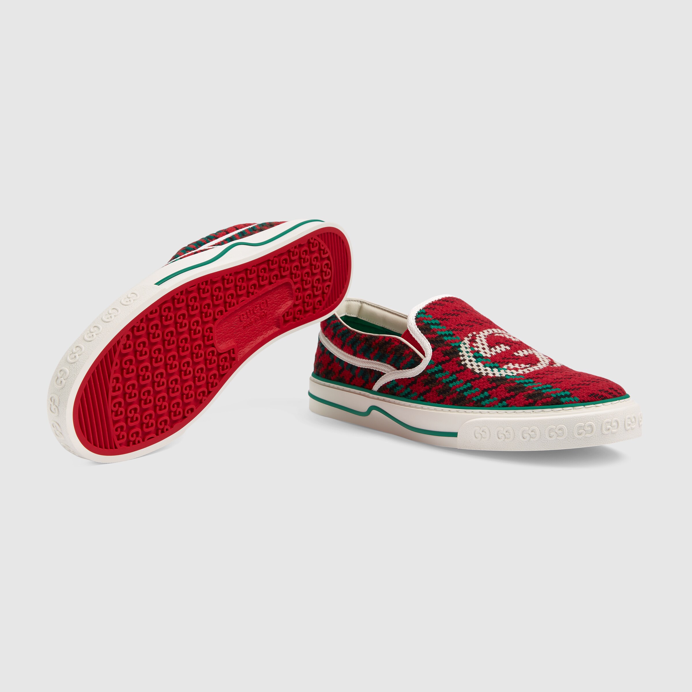 men's gucci slip on sneakers