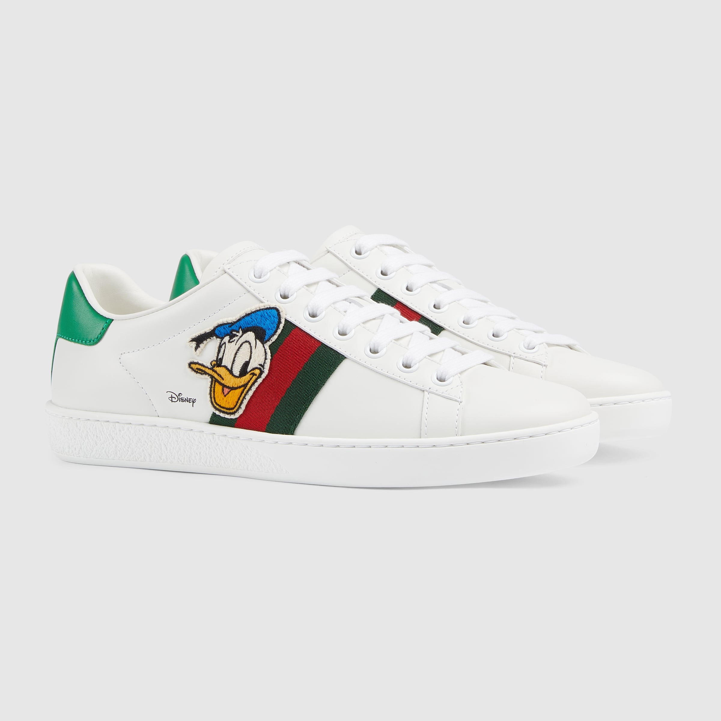 Baskets Ace Gucci x Disney pour femme en cuir blanc GUCCI® Canada