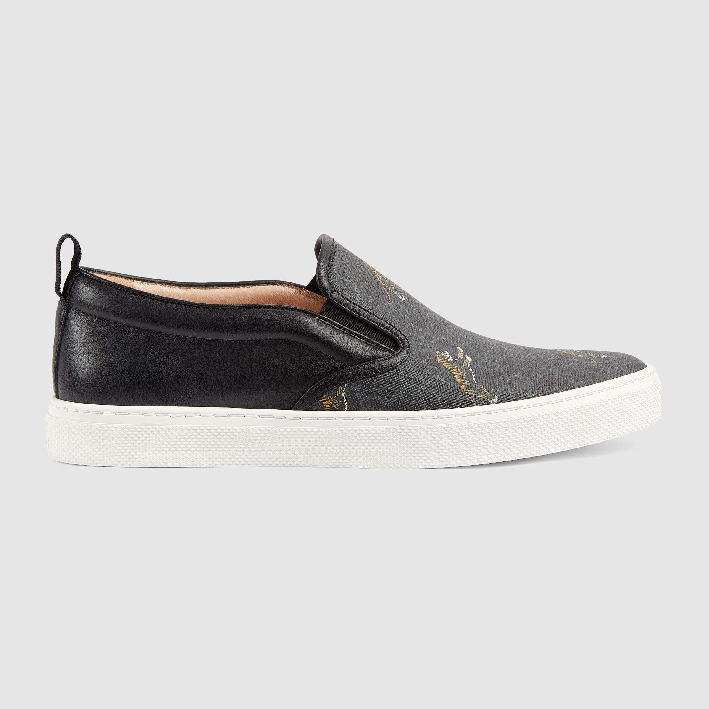 gucci tiger slip on shoes
