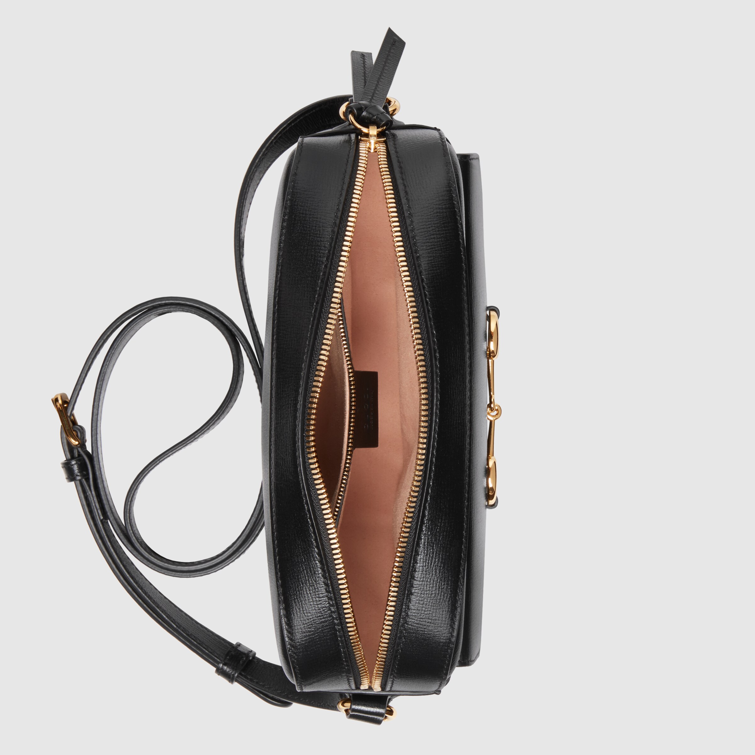 Gucci Horsebit 1955 Small Shoulder Bag In Black Leather | GUCCI® UK