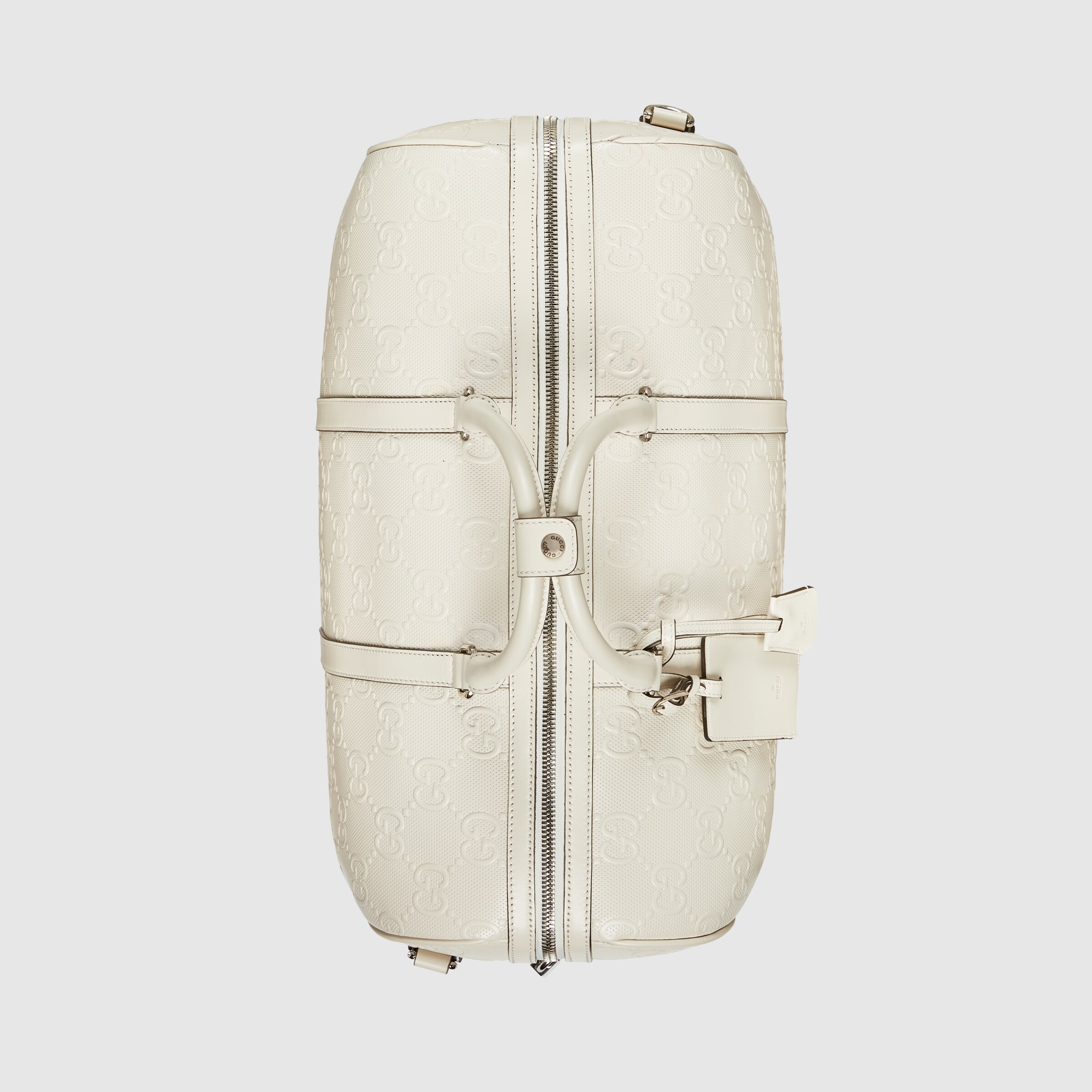 gucci white duffle bag