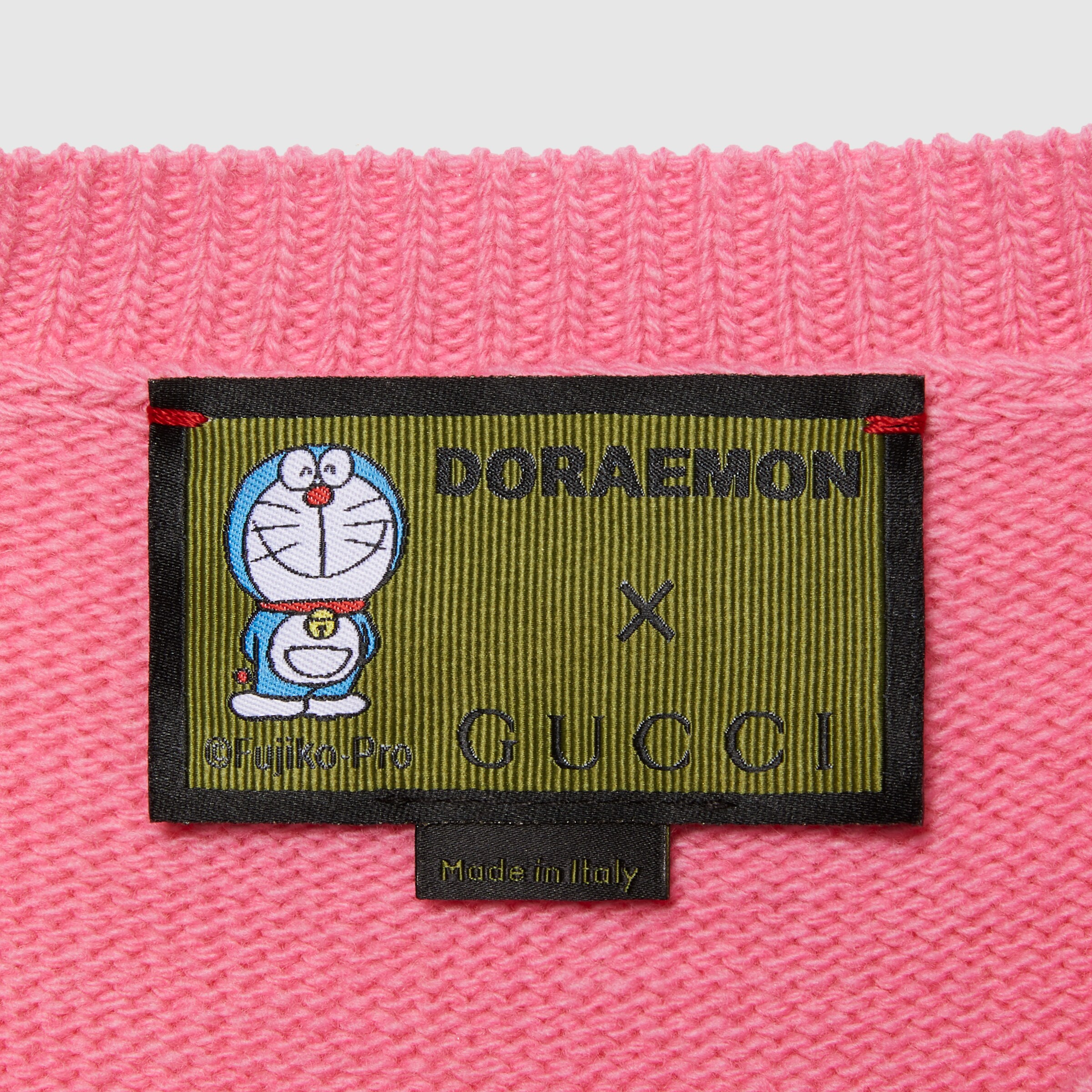 Pink Doraemon x Gucci wool sweater GUCCI® AE