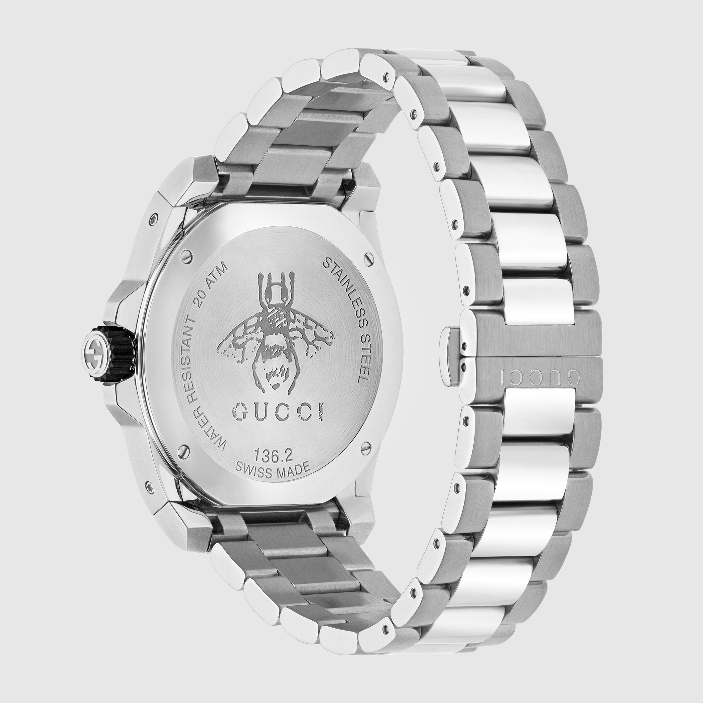 gucci dive watch white face