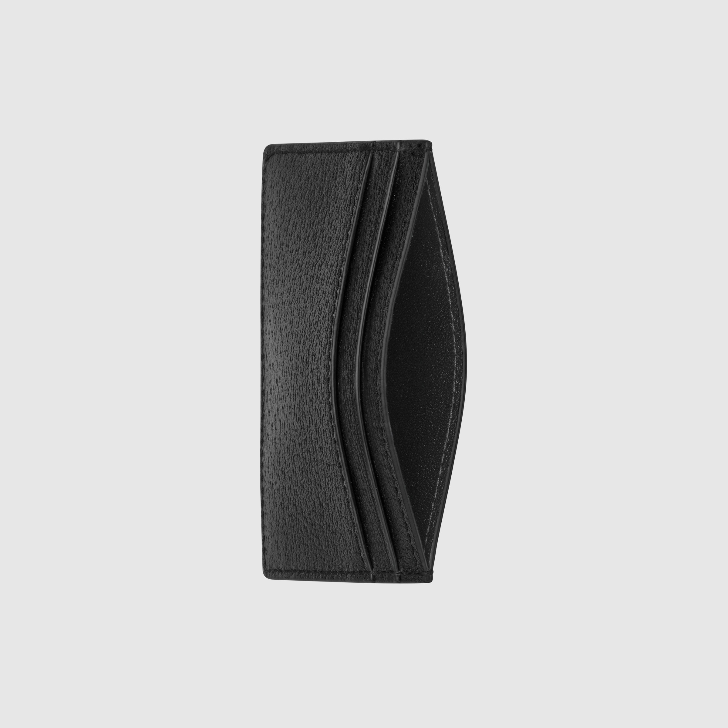 GG Marmont card case in black leather | GUCCI® SG