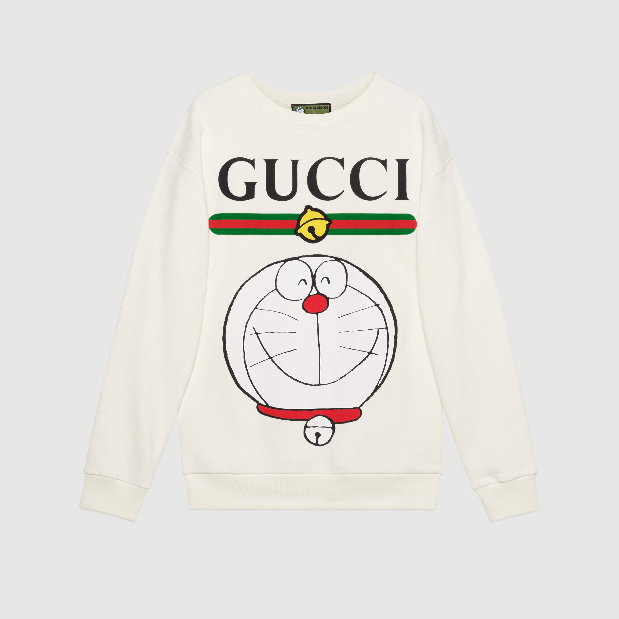 Doraemon x Gucci cotton sweatshirt in ivory GUCCI® 香港