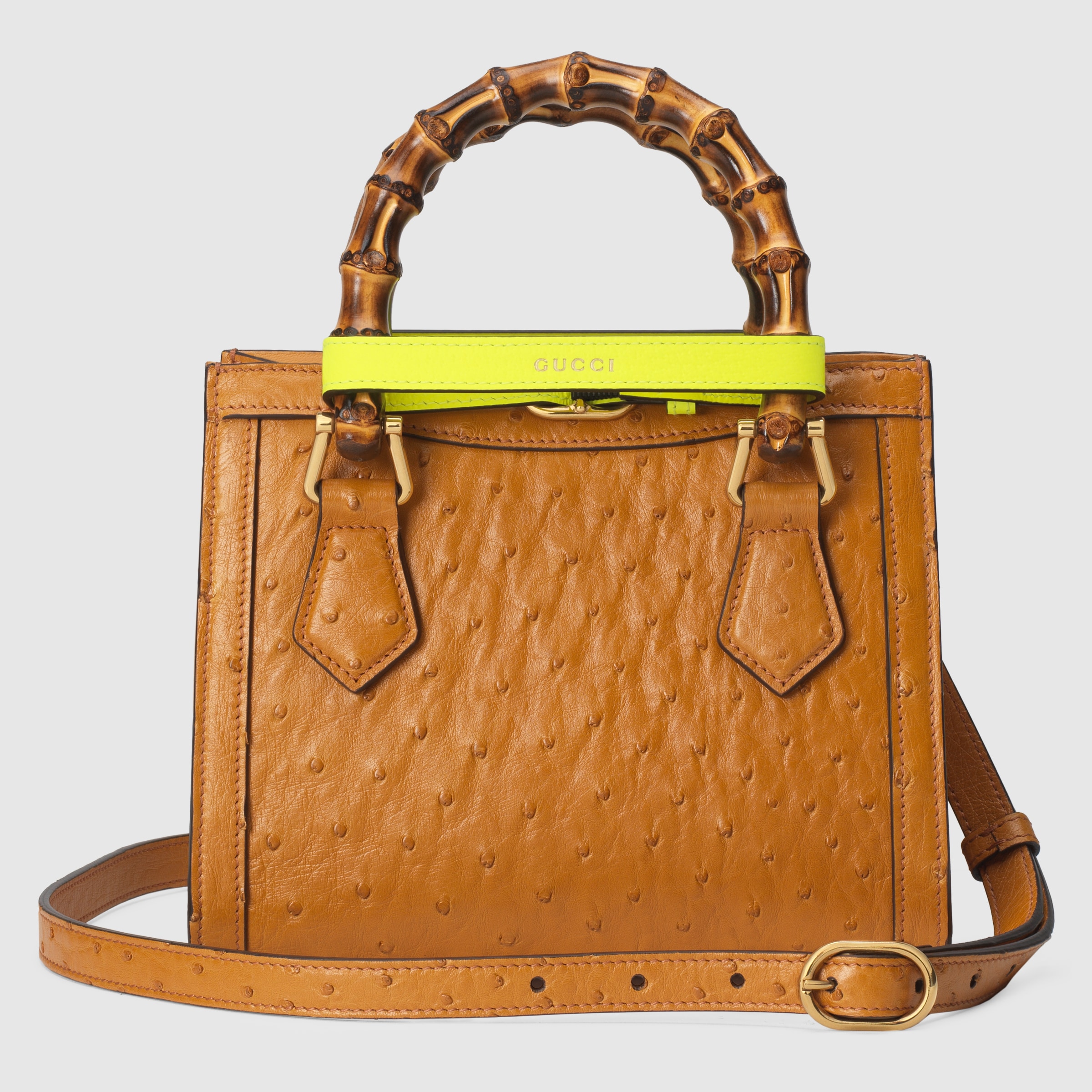 gucci diana ostrich