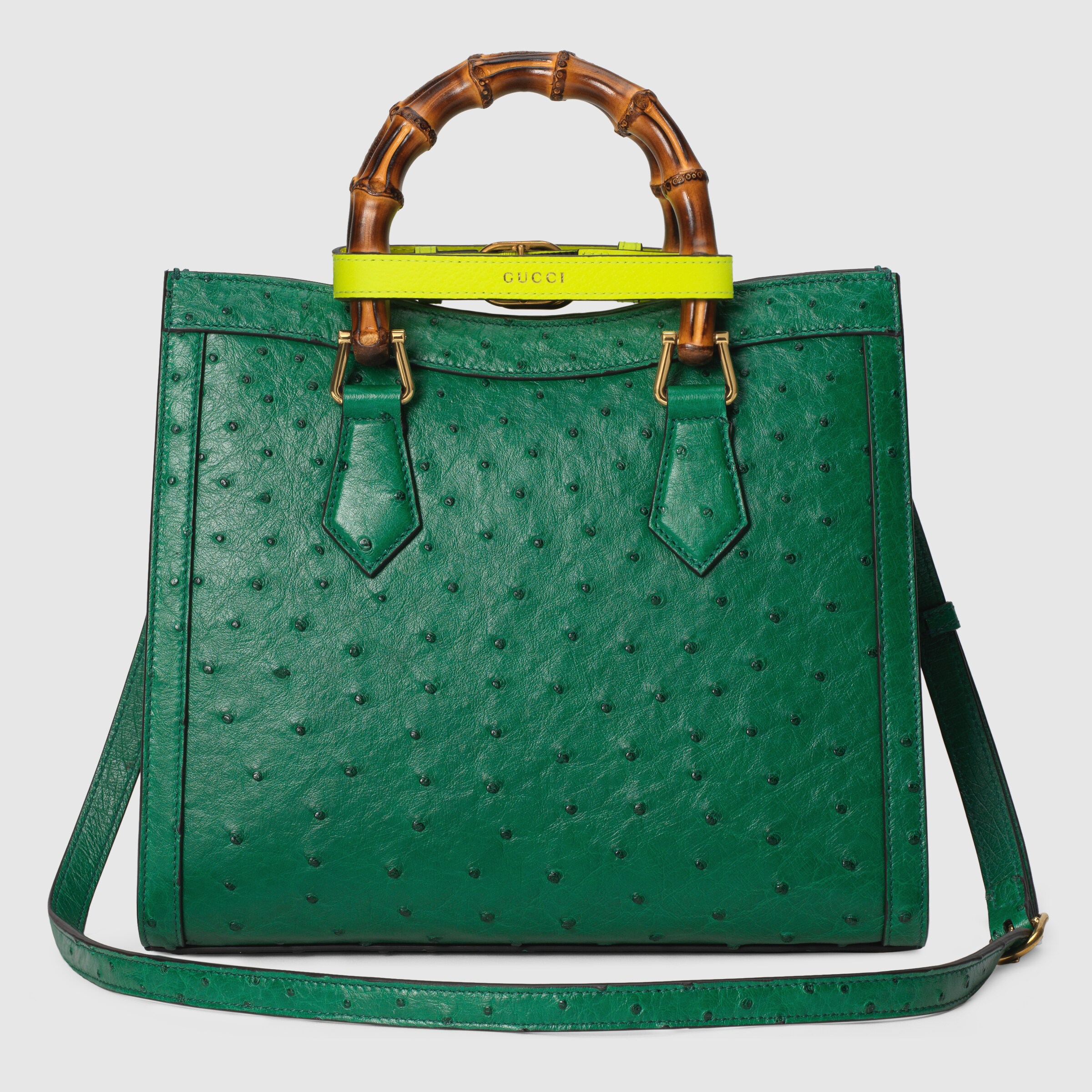 gucci diana ostrich
