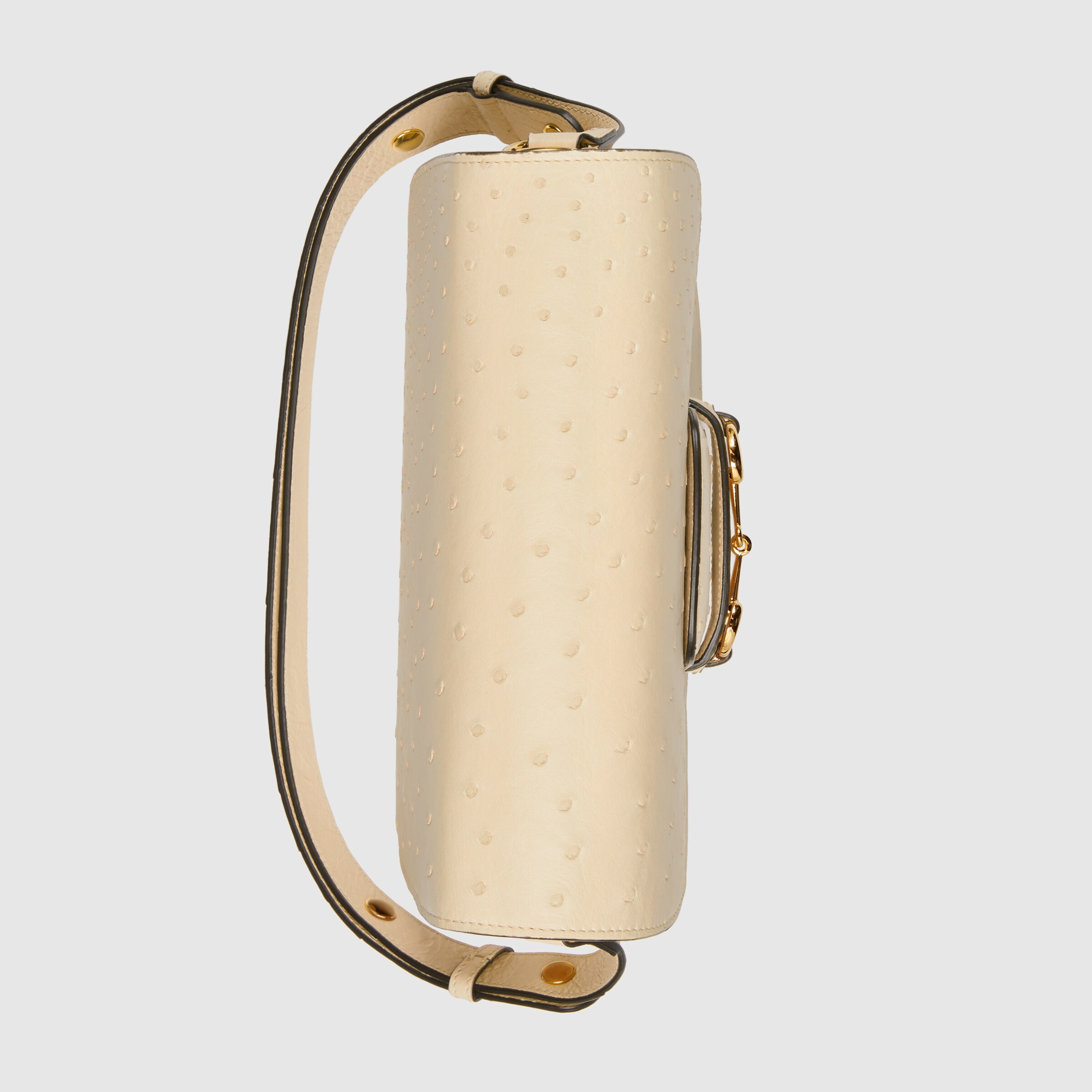 Gucci Horsebit 1955 ostrich bag in ivory GUCCI® 香港