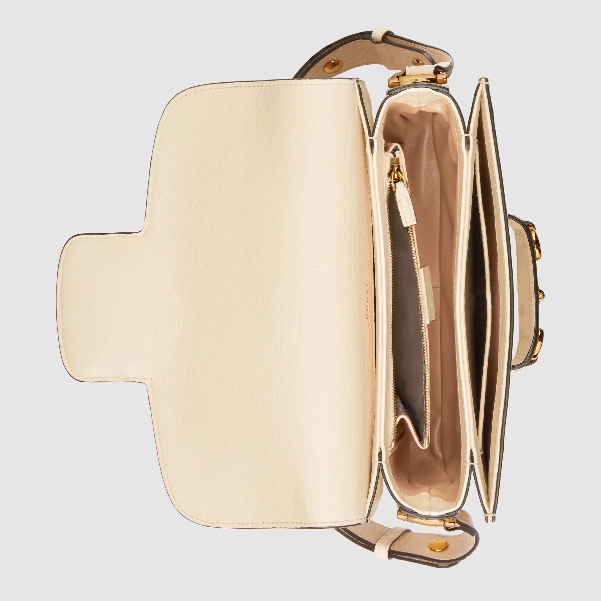 Gucci Horsebit 1955 ostrich bag in ivory GUCCI® 香港