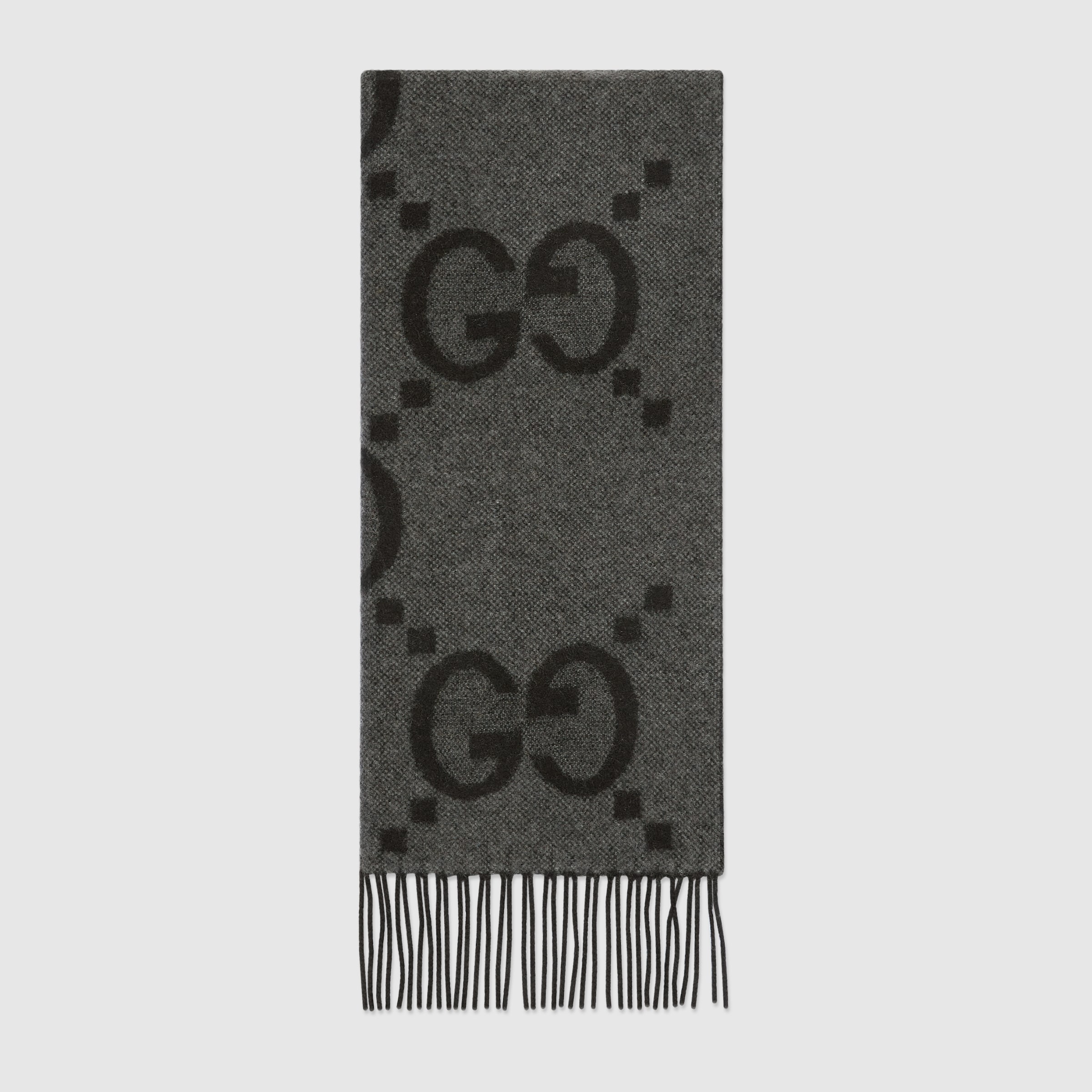 GUCCI グレー マフラー カシミヤシルク 楽天市場】グッチ マフラー GUCCI ウェビングライン GG柄