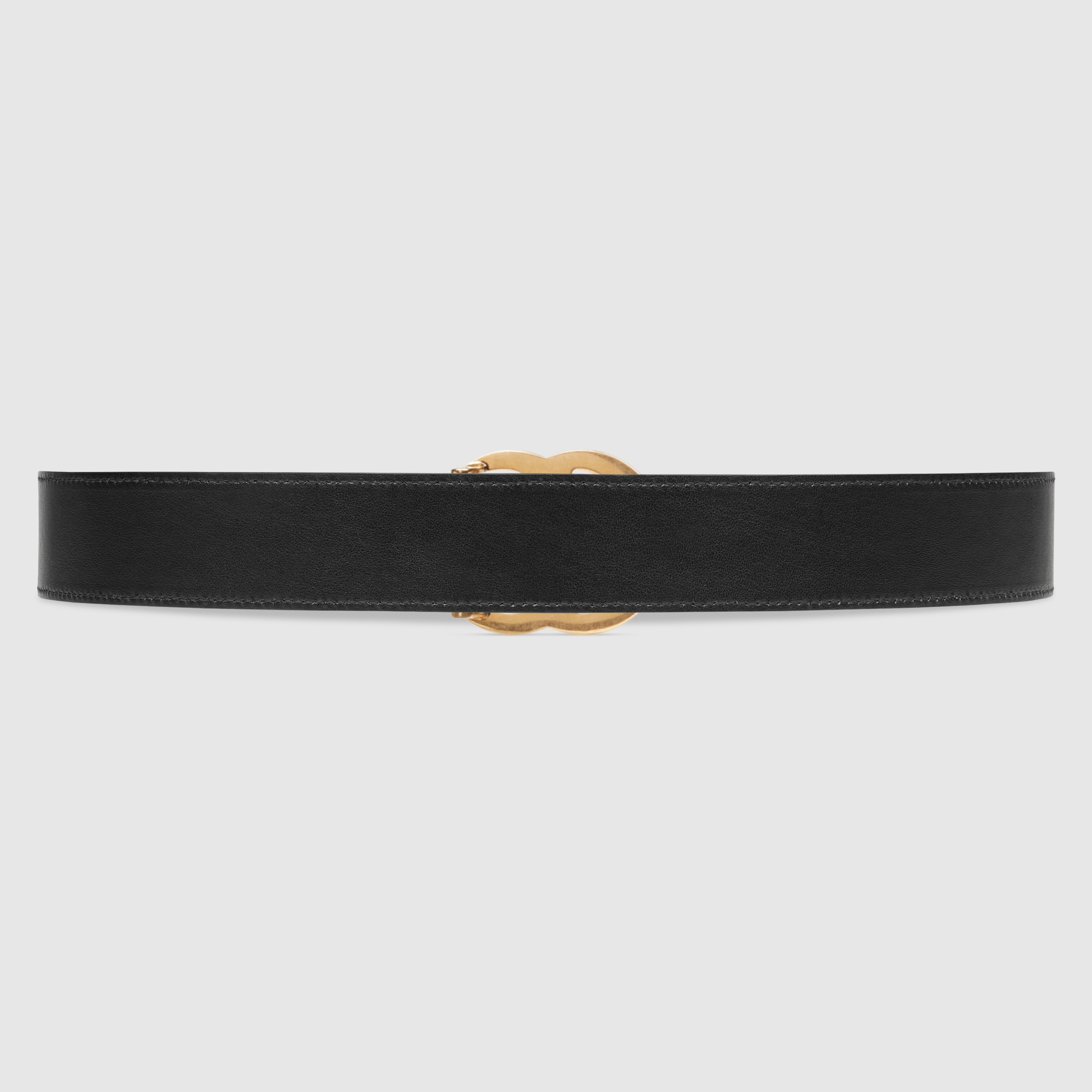 【GUCCI】WBELT W.20 GG MAR MOON◆819131FAD6L GG Marmont wide belt in black leather | GUCCI® CA
