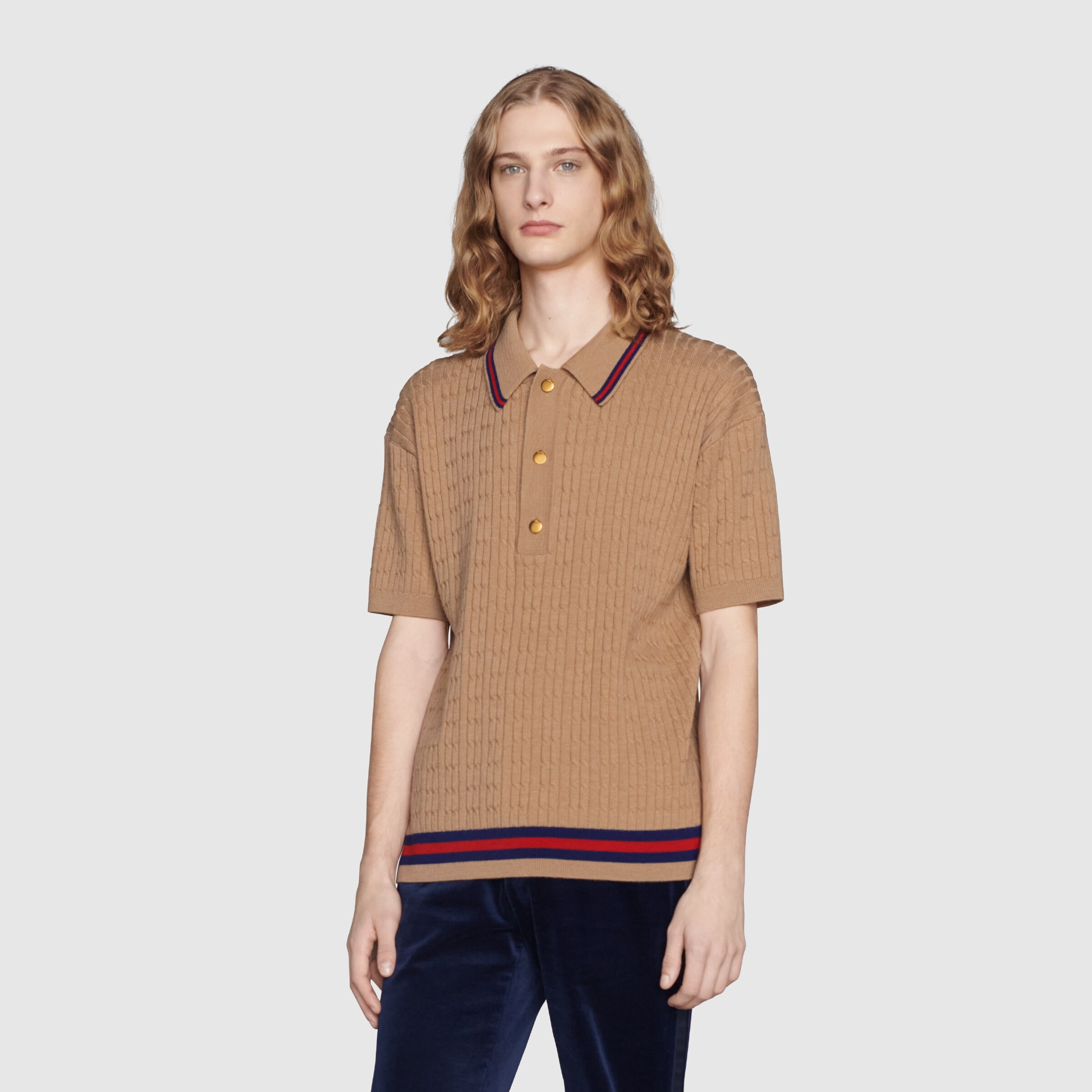 673659_XKB2Z_2094_004_100_0000_Light-Cable-knit-polo-shirt.jpg