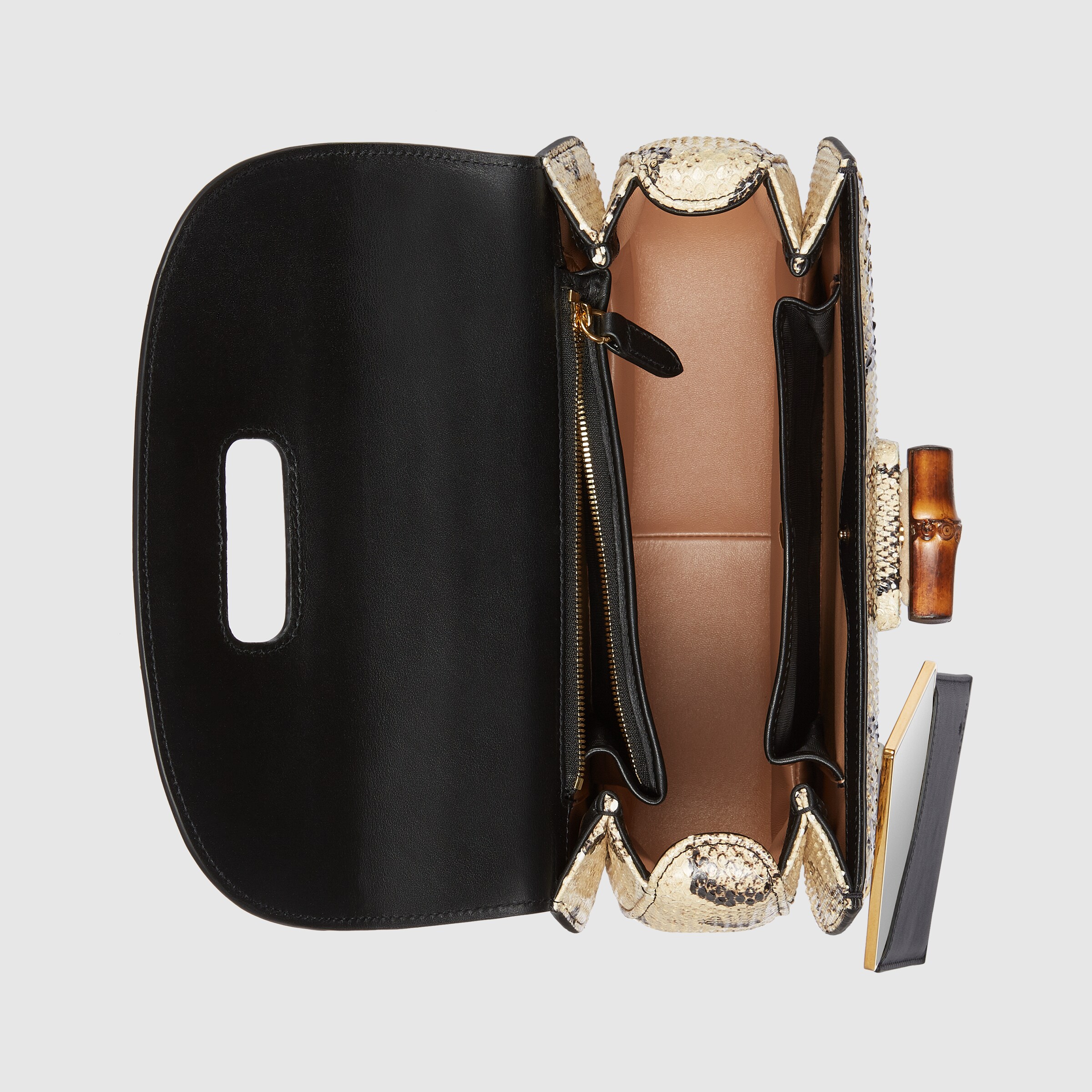 Gucci Bamboo 1947 medium top handle bag in natural colored GUCCI® US