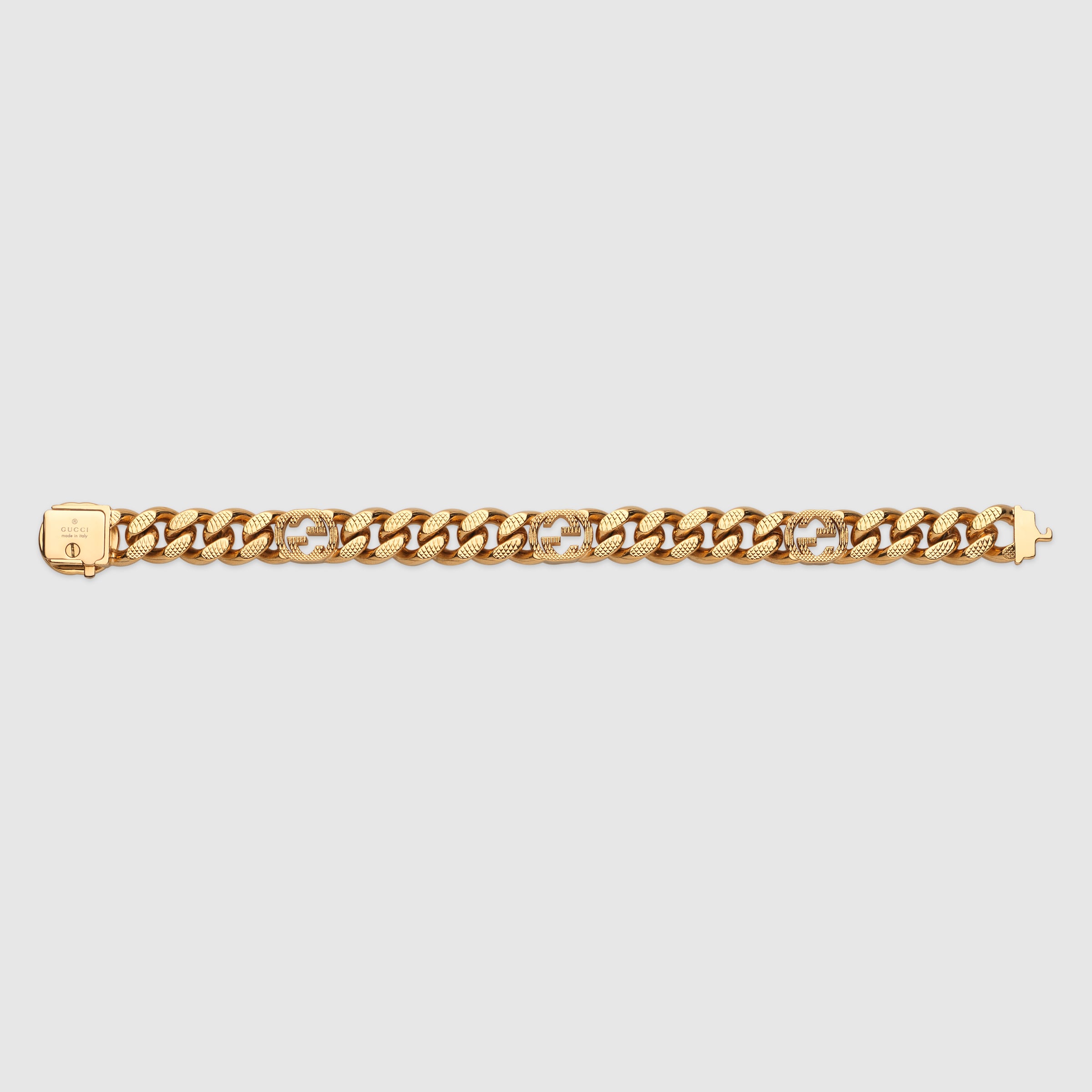 GUCCI パテントイエローレザーブレスレット グッチ GUCCI GGスター ブレスレット 18Kイエローゴールド