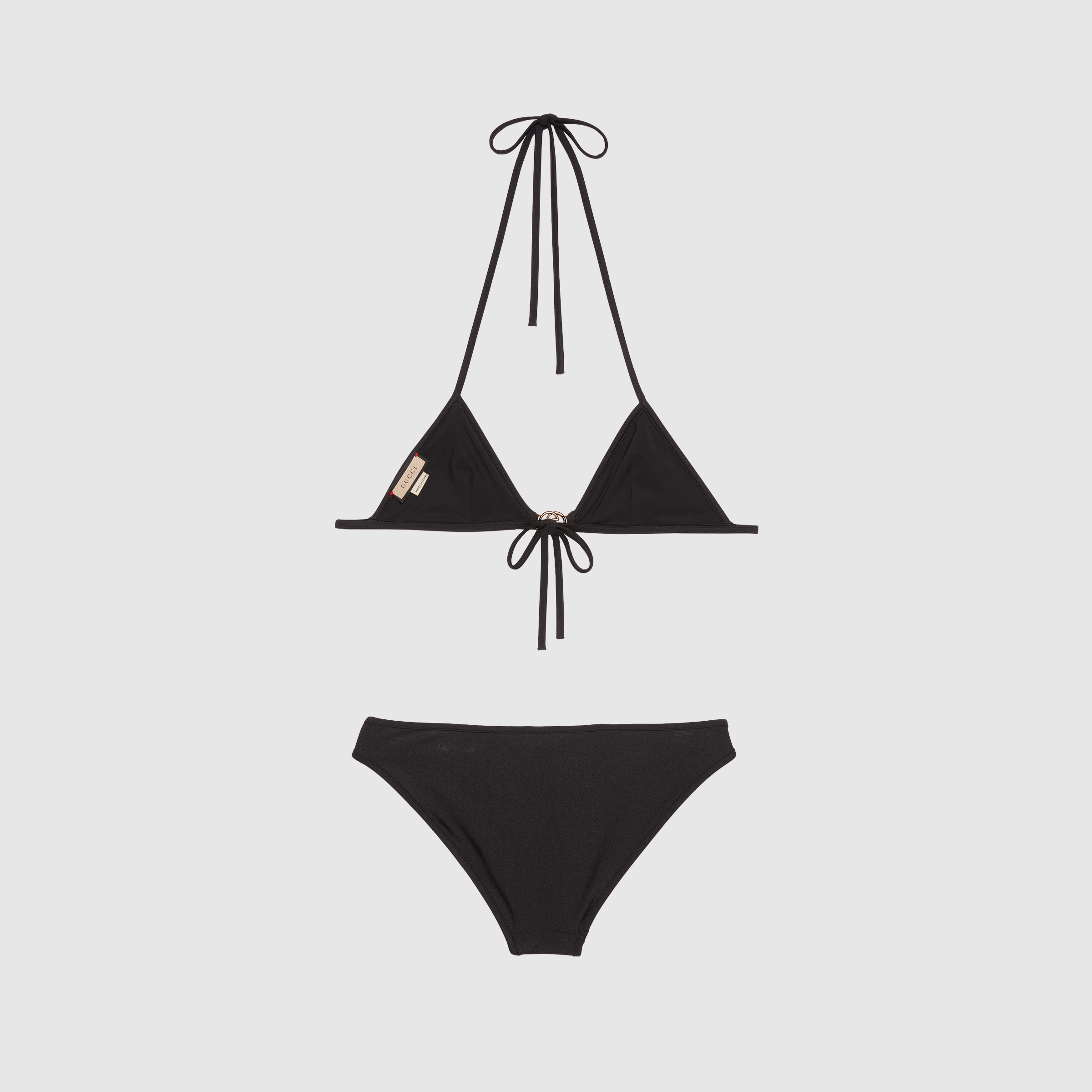 【GUCCI】PRINTED SWIMSUIT ワンピース水着 ロゴ 820749XHAKC Black One-piece swimsuit Gucci - Vitkac Italy