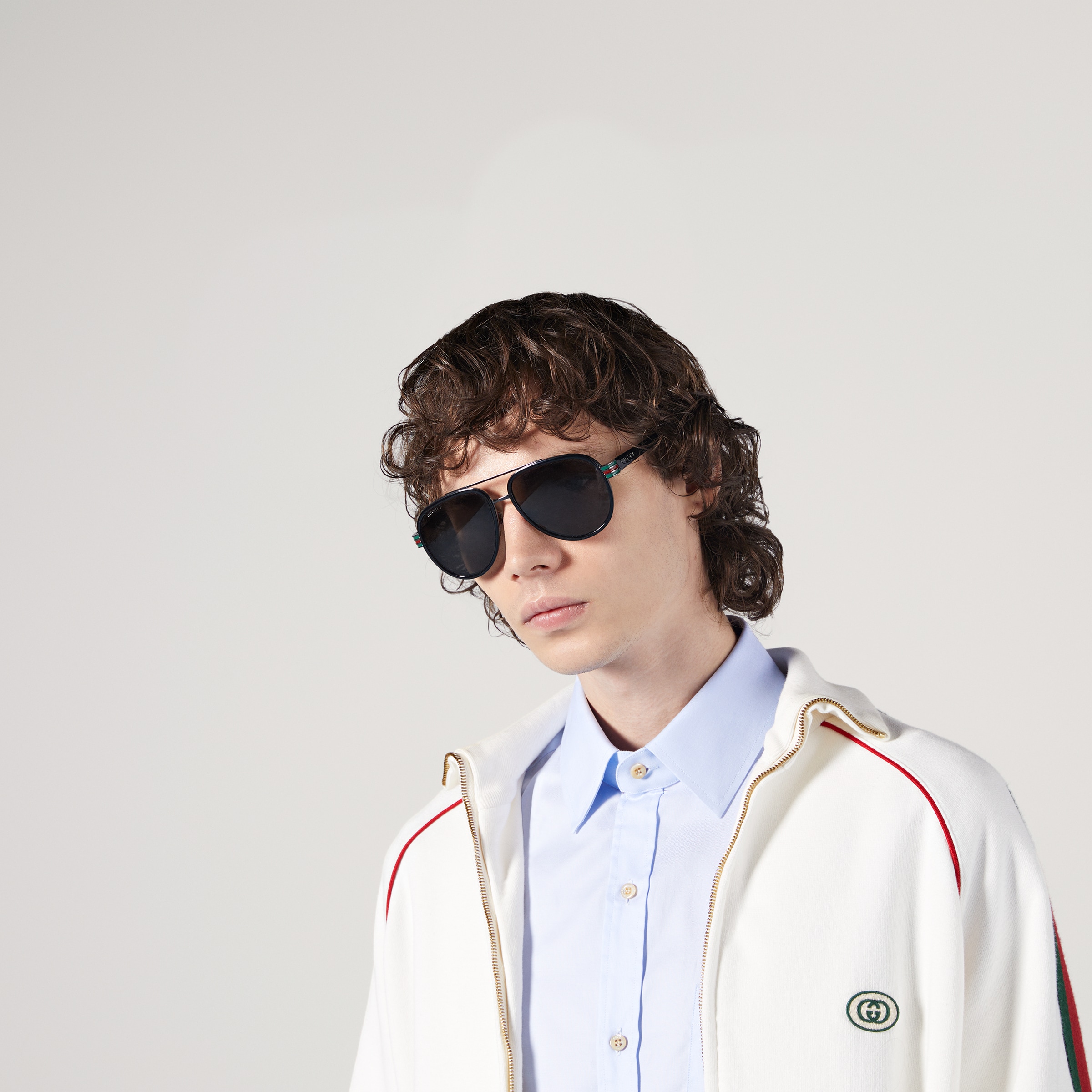 サングラス Gucci Sunglasses GG0847SK 002 Asian Fit Black グッチ サングラス GUCCI GG0847SK 002(53mm ブラック): GLASS