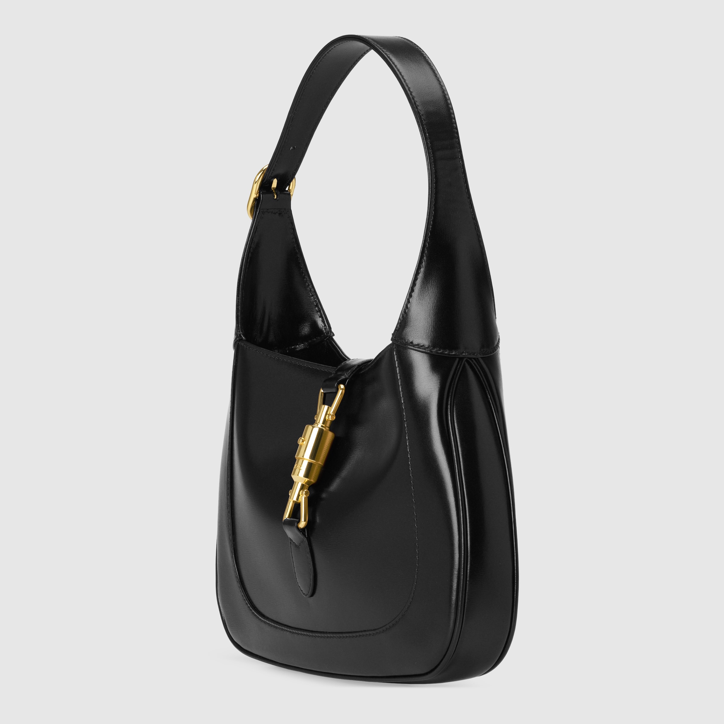 Jackie 1961 Small Hobo Bag In Black Leather GUCCI® US