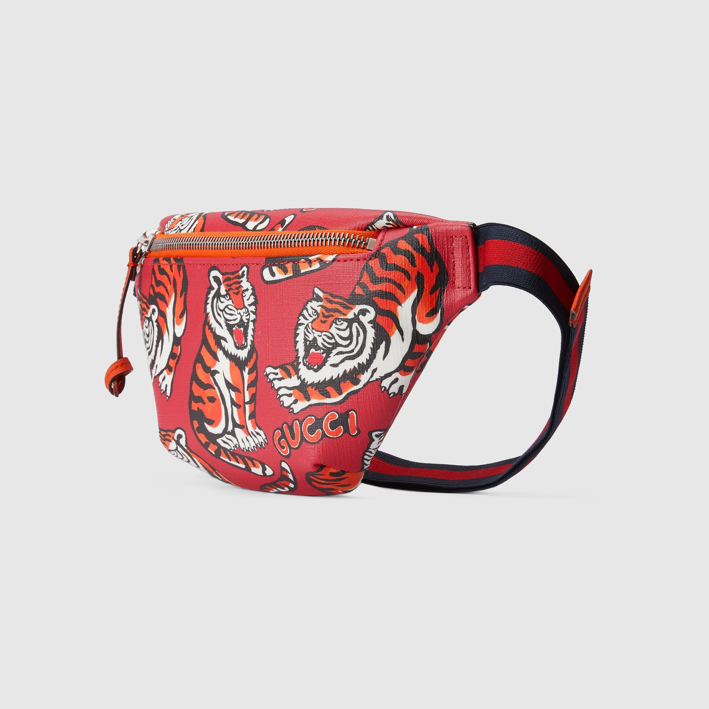 Children's Gucci tiger belt bag in red Supreme GUCCI® Canada