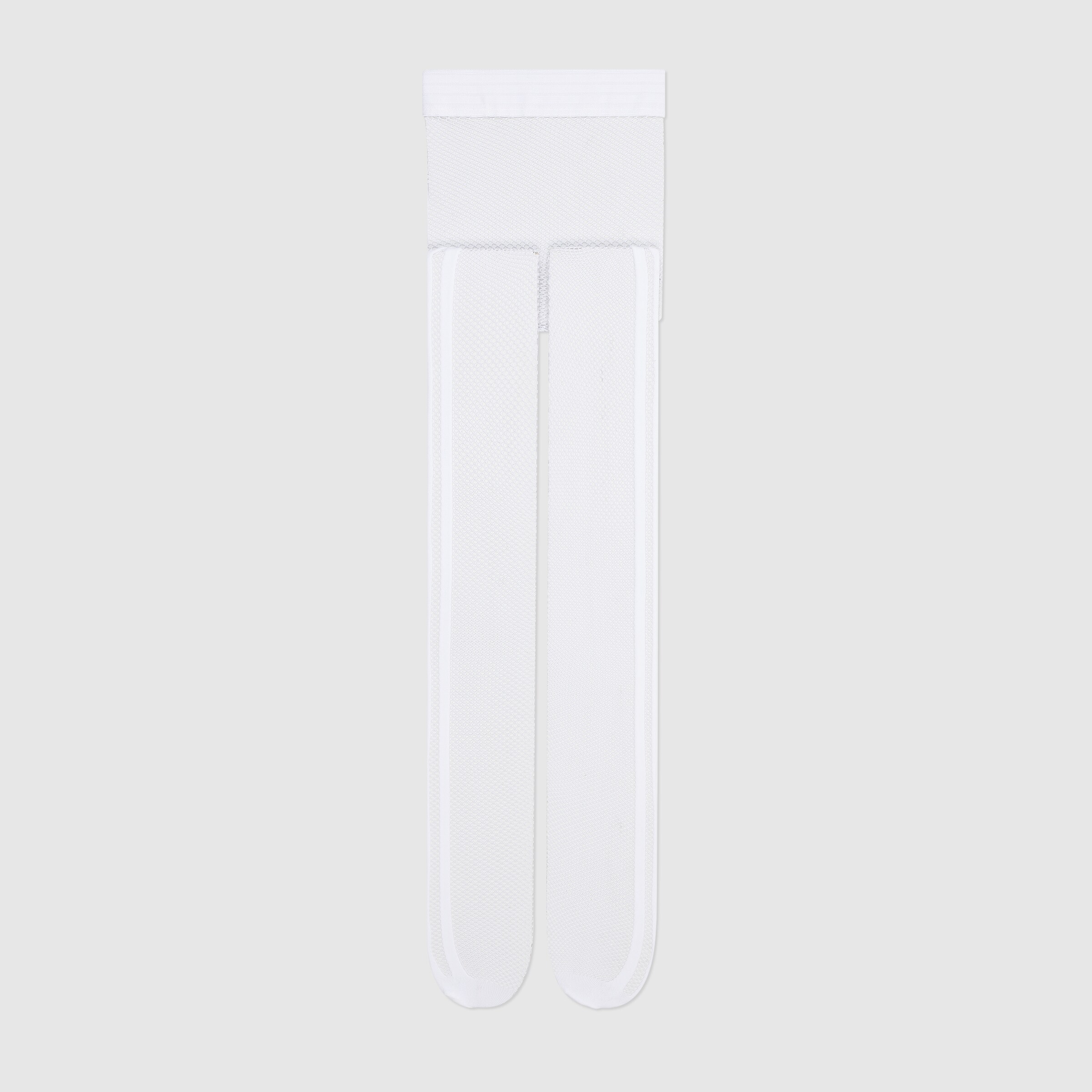 Gucci Adidas X Fishnet Tights, Size M, White, Nylon