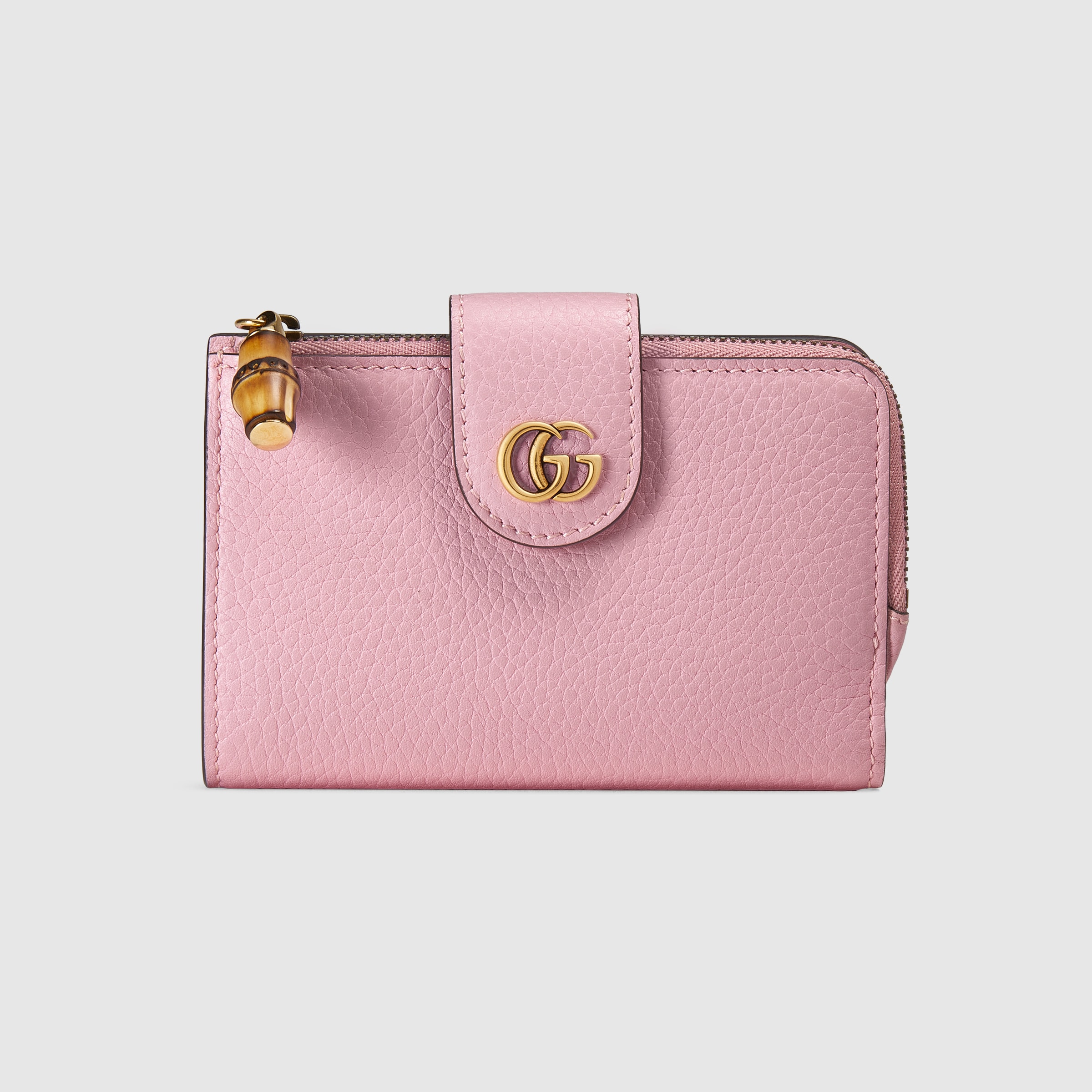 GUCCI バンブー ショルダーウォレット 長財布 ☆GUCCI☆】バンブー付き ジップアラウンドウォレット 長財布