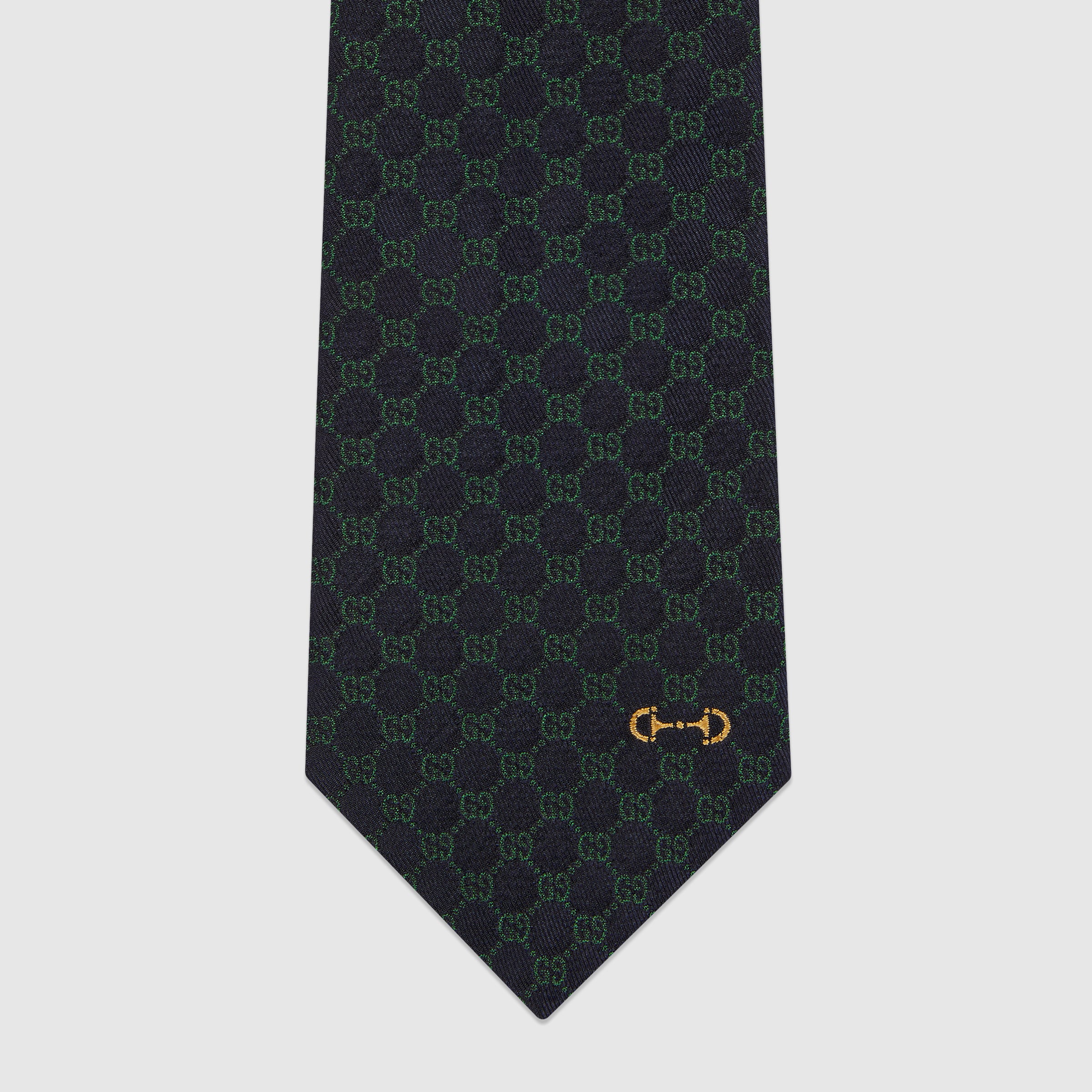 GG シルクジャカード ネクタイ ・ダークブルー＆グリーン | GUCCI公式