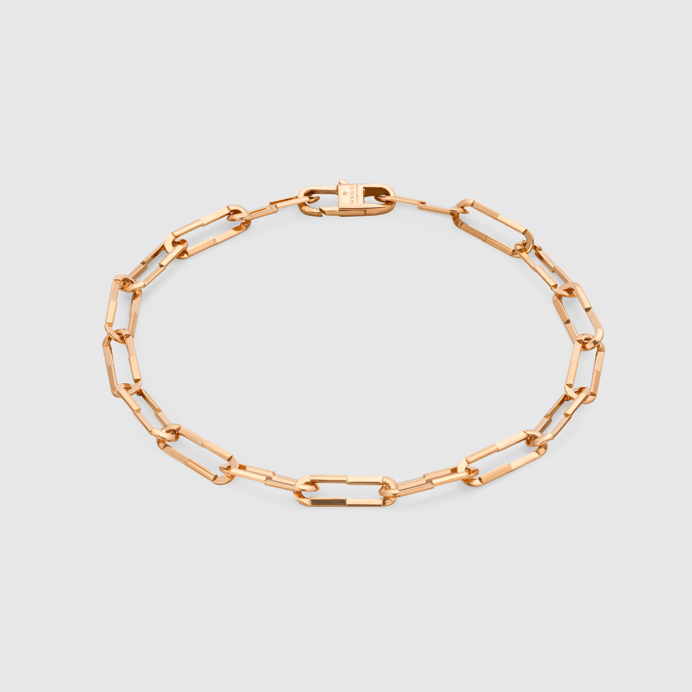 Gucci Link to Love 18K bracelet in 18k rose gold | GUCCI® US