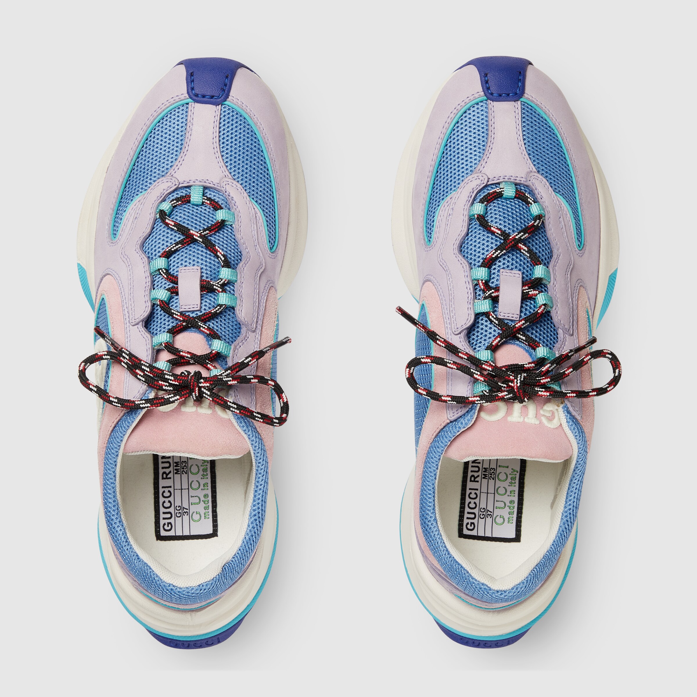 Women's Gucci Run sneaker in lilac suede GUCCI® US