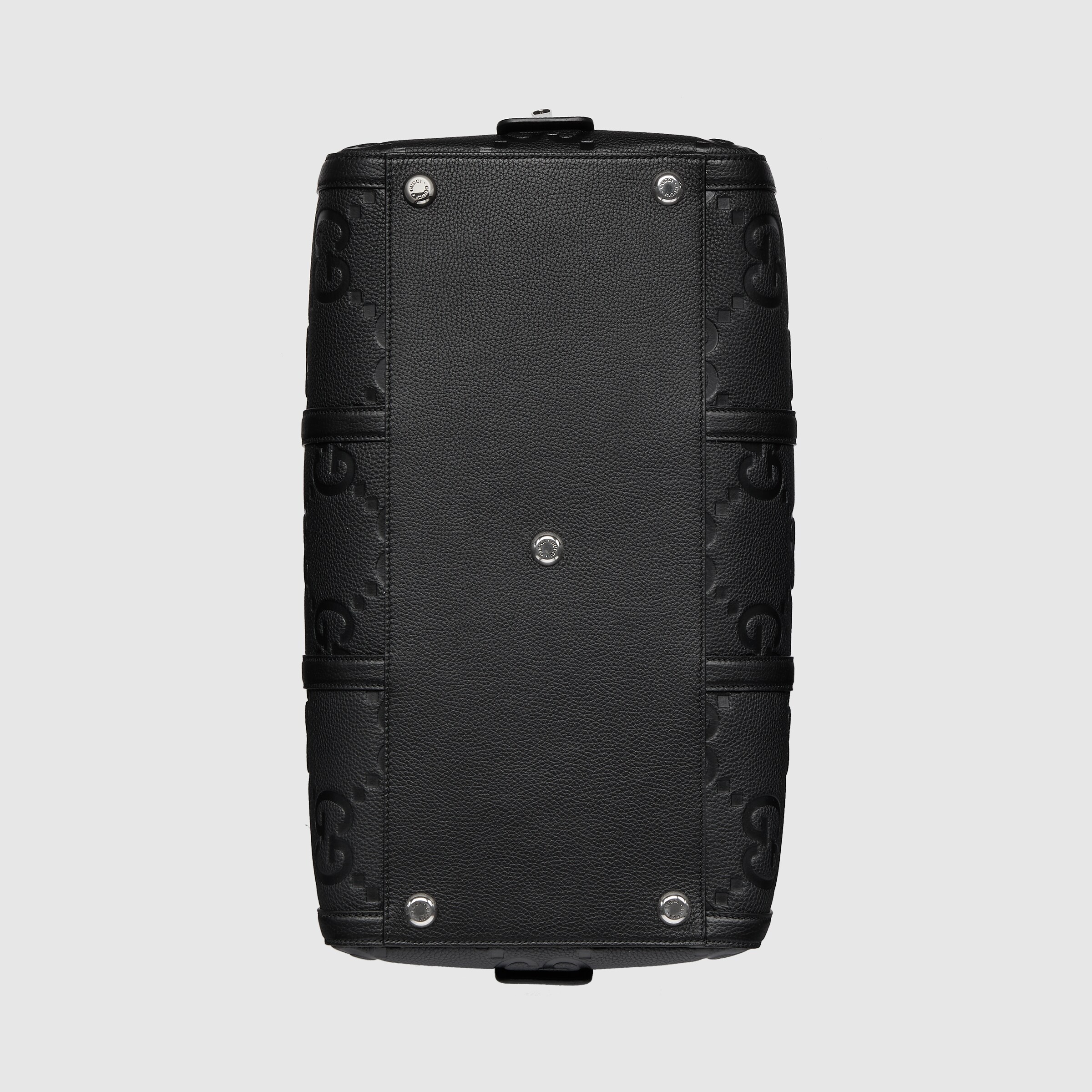Jumbo GG small duffle bag in black leather GUCCI® Australia