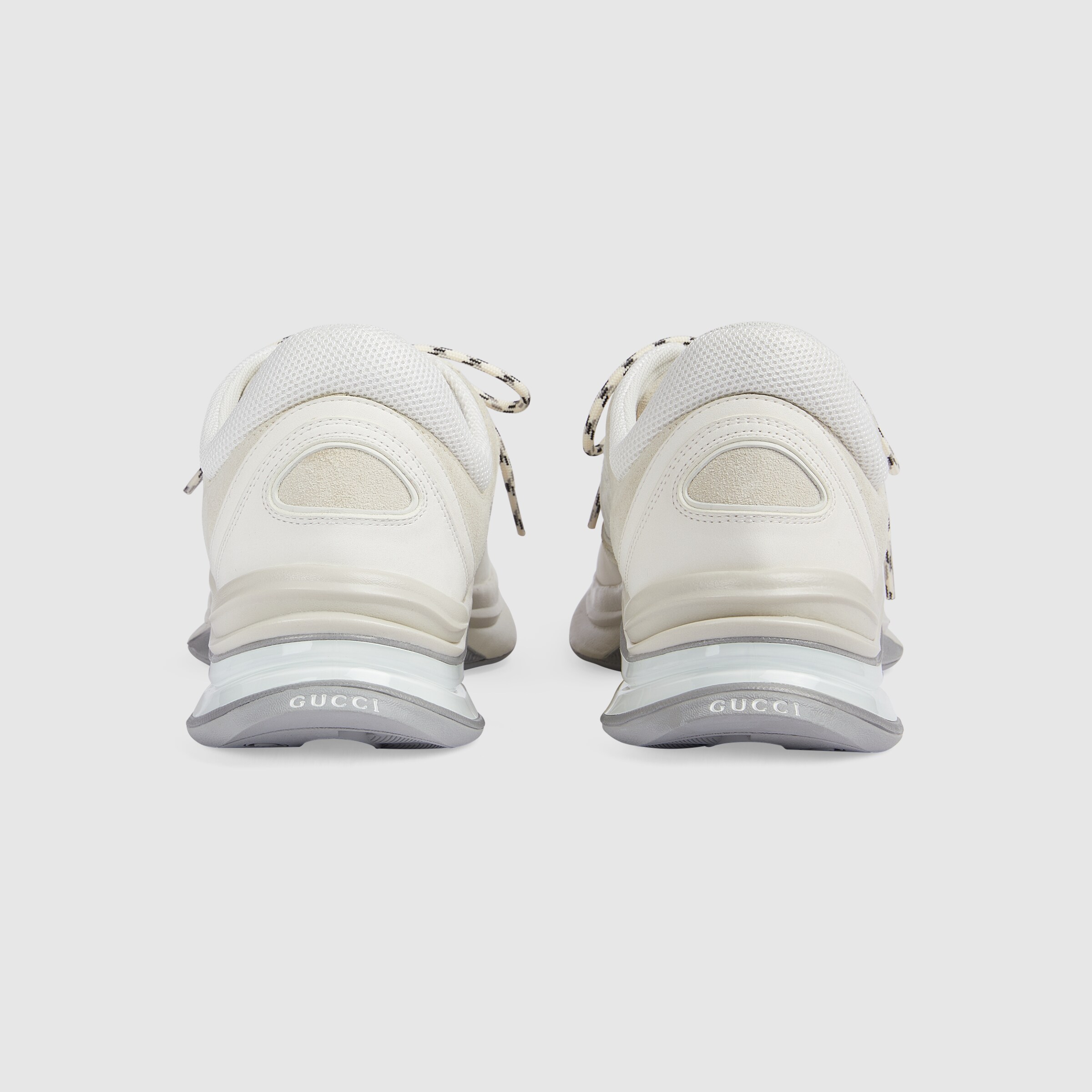 Men's Gucci Run sneaker in white suede GUCCI® US