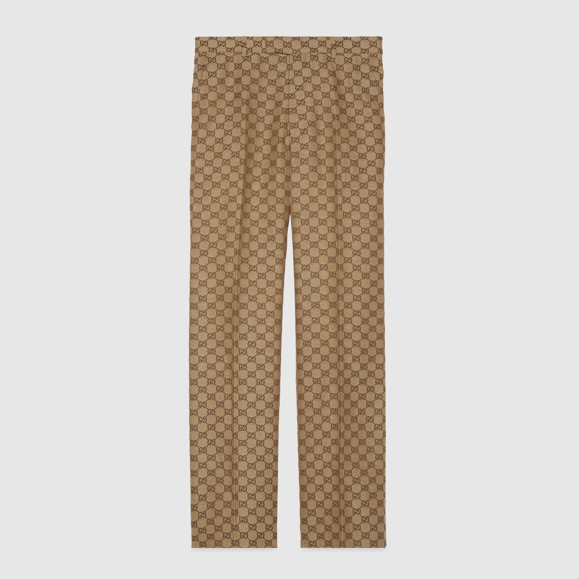 パンツ GUCCI PRINCE OF WALES WOOL LINEN BLEND PANTS Gucci - Prince of Wales checked wool-linen blend trousers