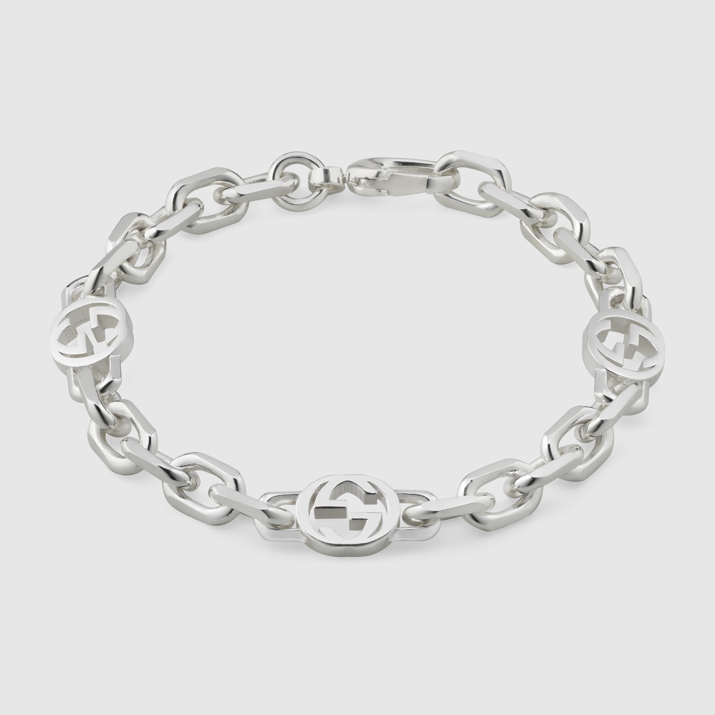 Interlocking G chain bracelet in 925 sterling silver GUCCI® SG