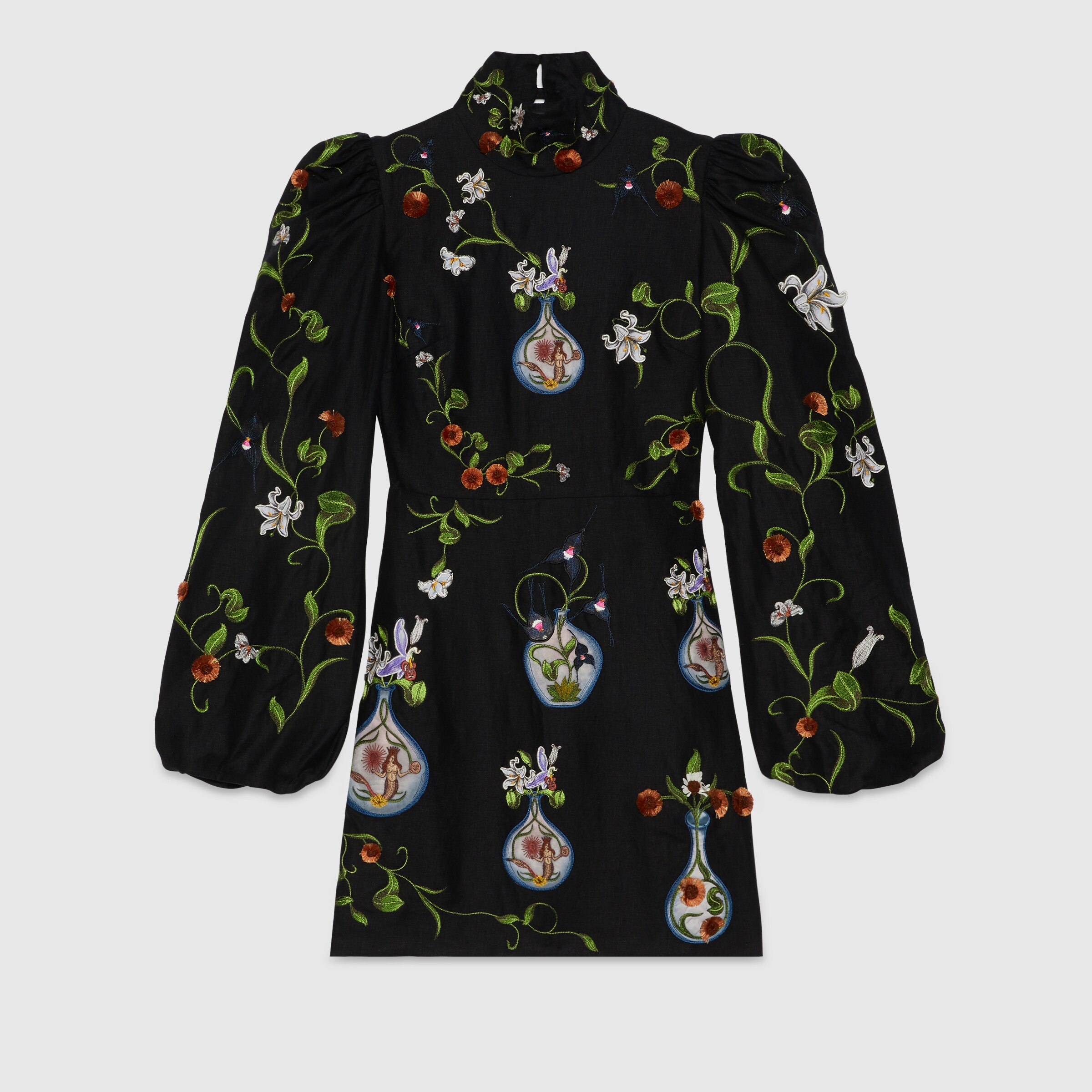 Posion mini dress in multicolor GUCCI® Canada