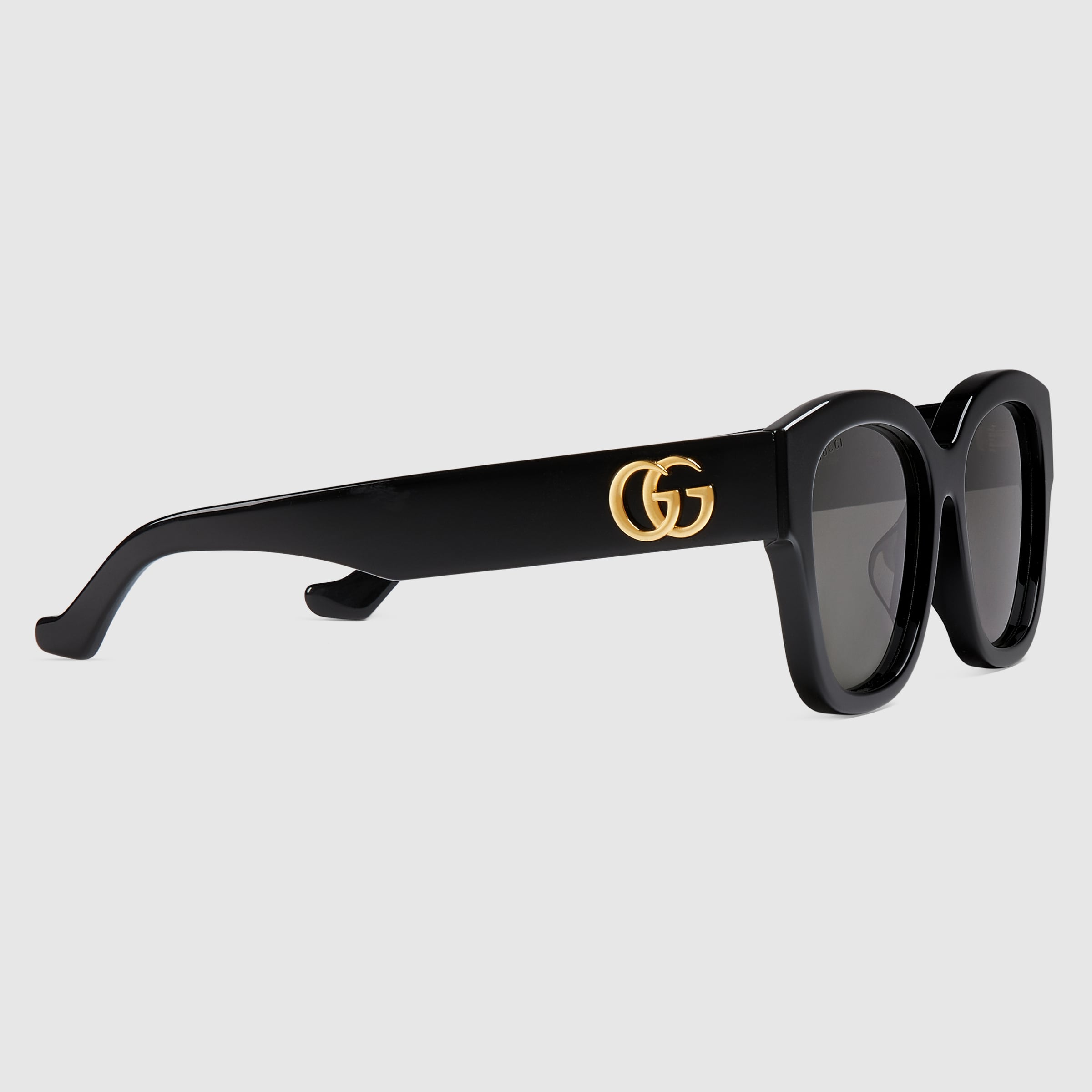 GUCCI ブラック ラウンド型 サングラス 778270_J0740_1012_002_100_0000
