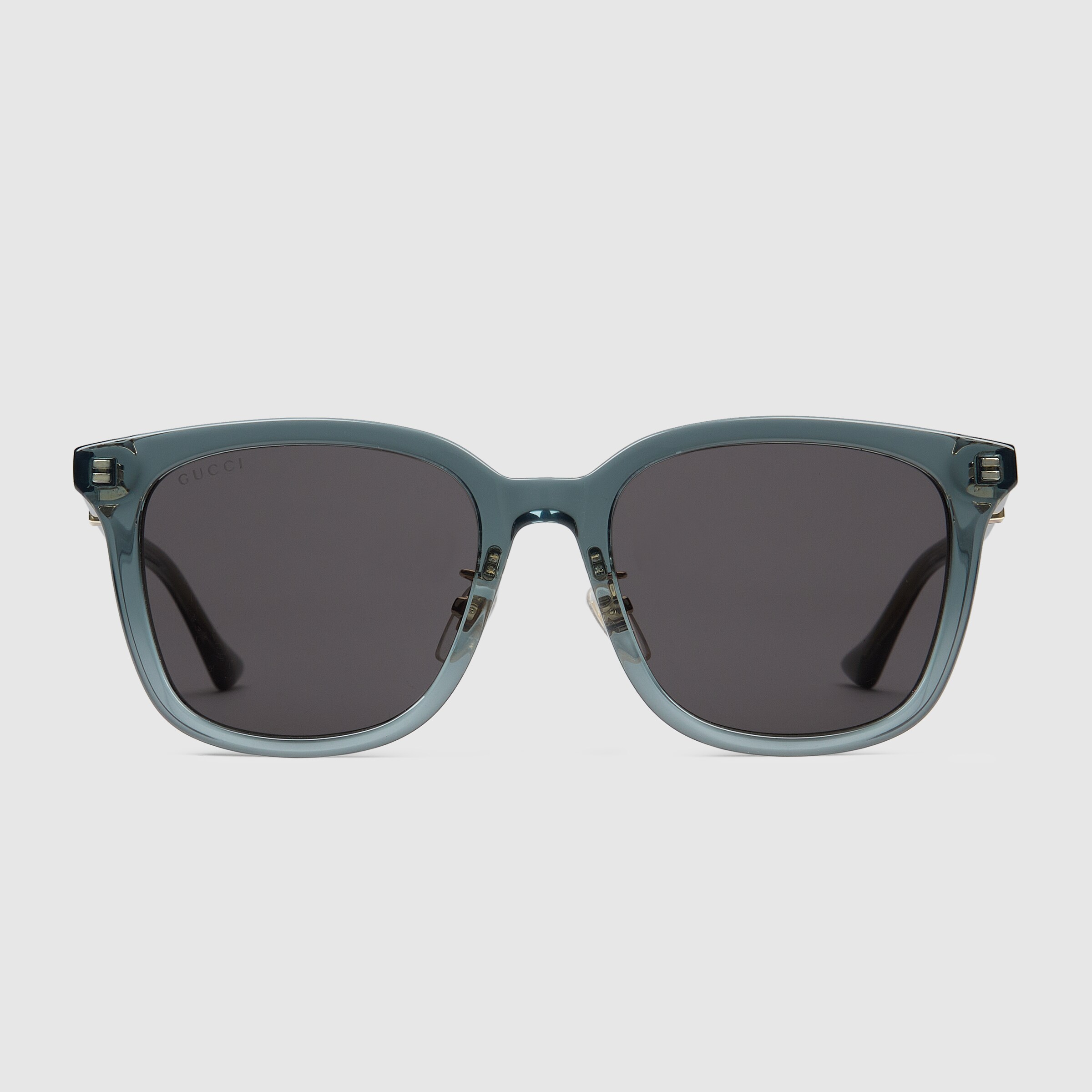 GUCCI グッチ　クリアフレーム ブラックレンズ サングラス 楽天市場】GUCCI グッチ サングラス GG1011S レディース GG