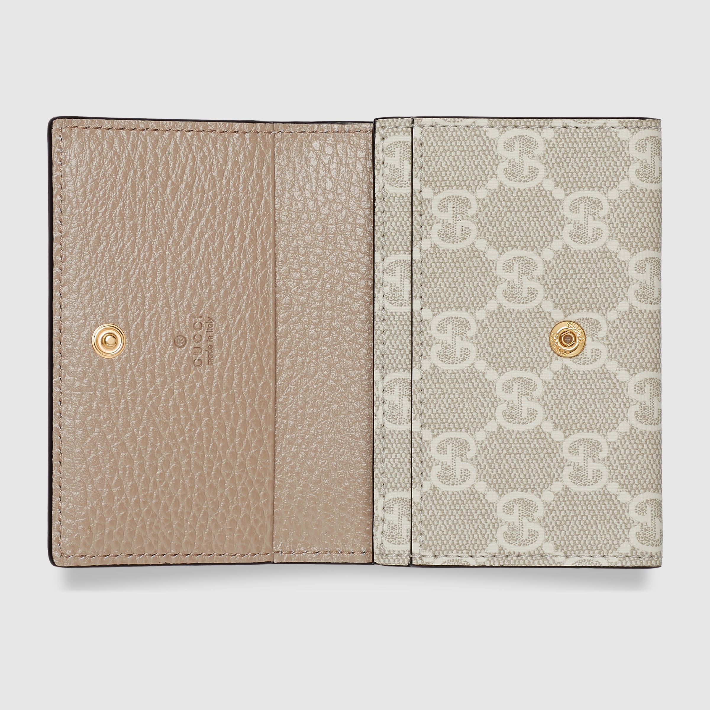 GUCCI　名刺入れ/カードケース ダブルG バイカラー カードケース（名刺入れ） ・オートミール