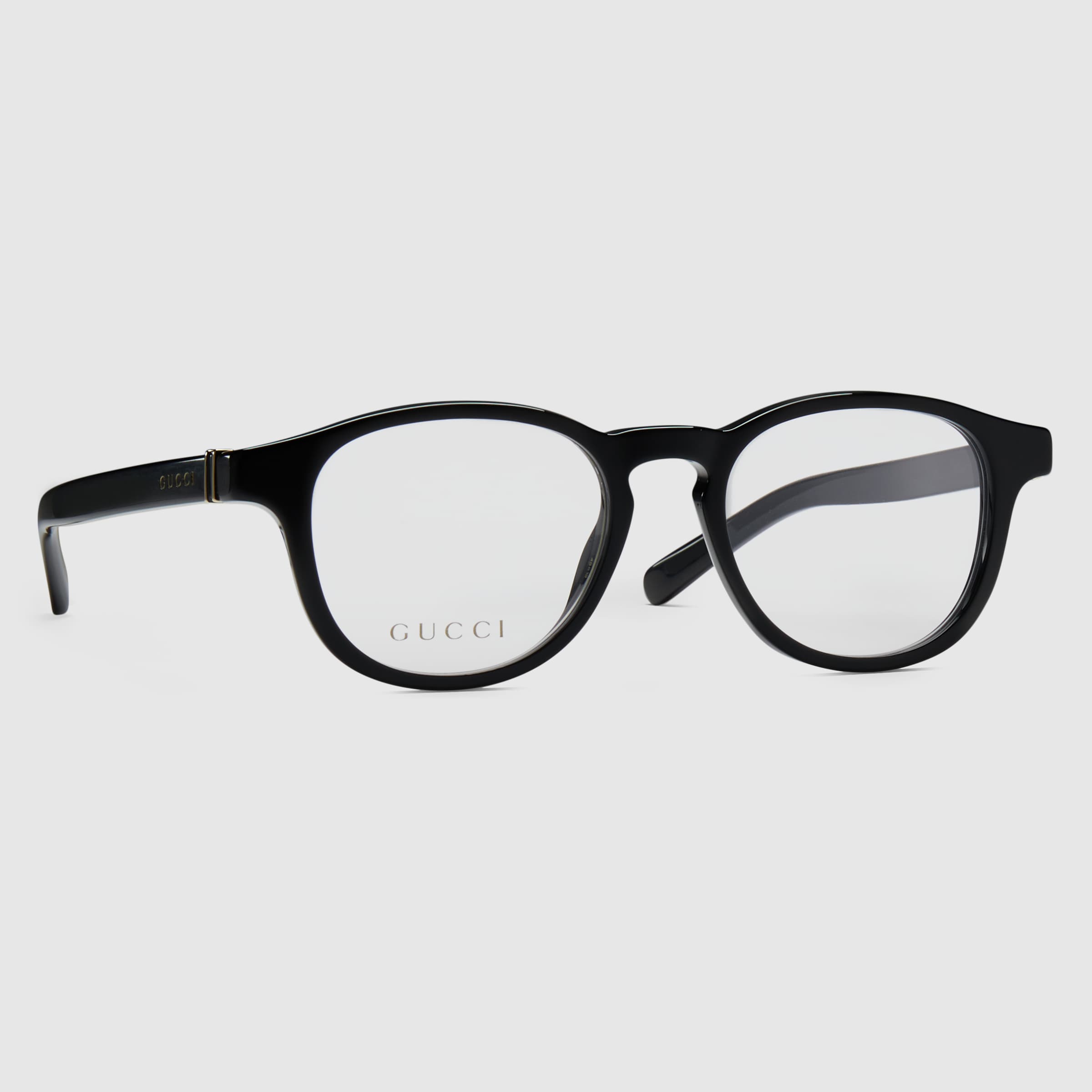 メガネ Gucci Round Retro Eyeglasses GG1266O 001 Gucci GG1266O 001 glasses | Buy online now | SmartBuyGlasses US