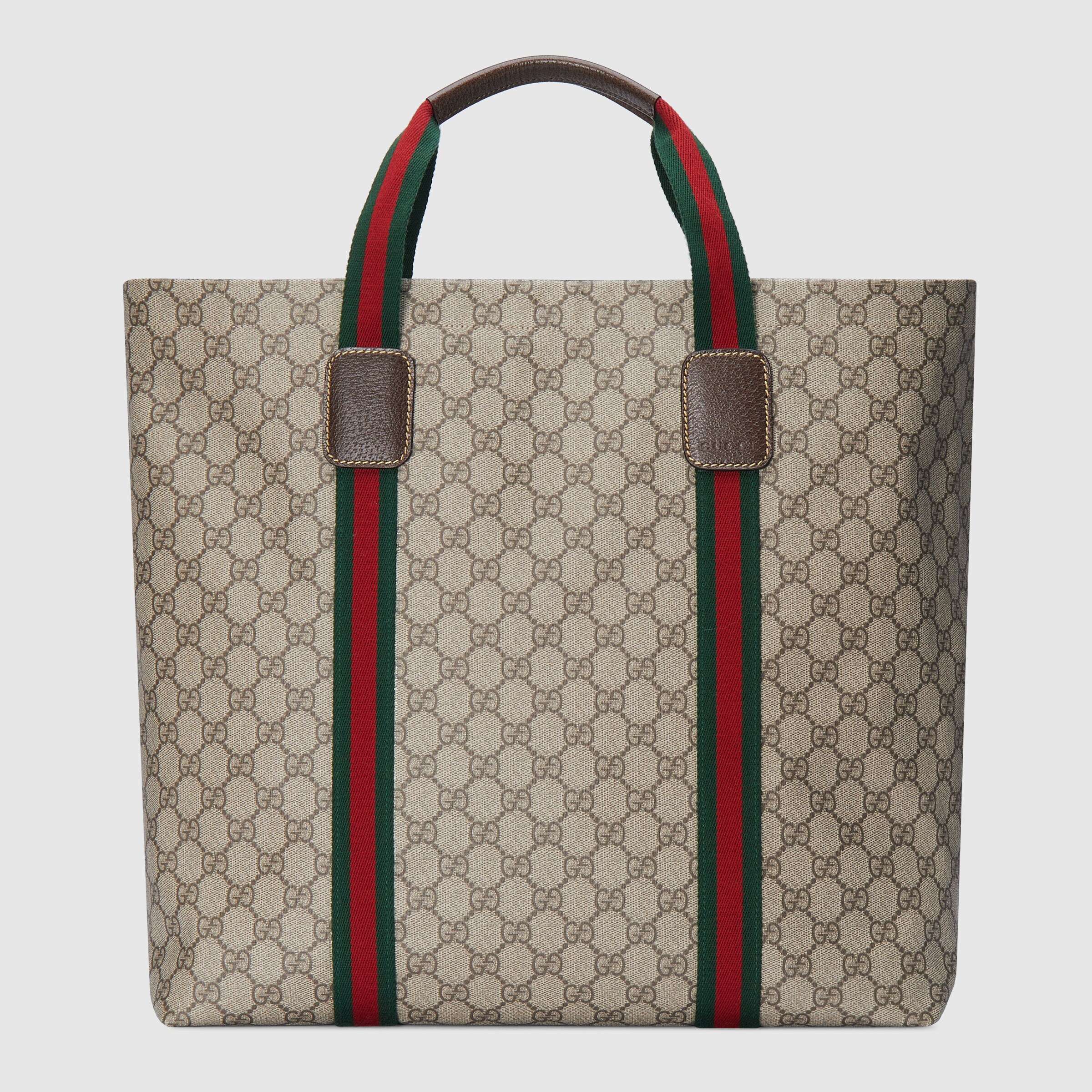 GG Tender medium tote bag in beige and ebony Supreme Tender GUCCI