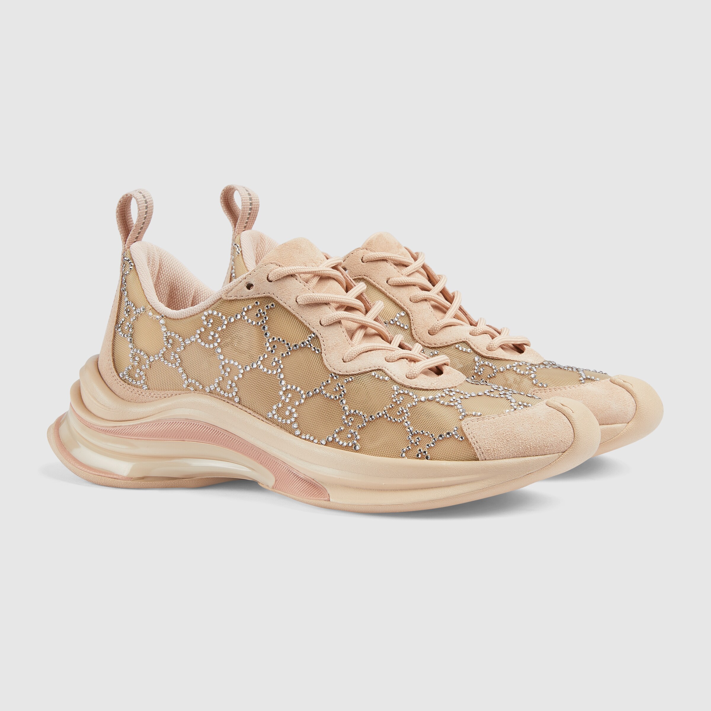 Women's Gucci Run sneaker in pink GG mesh GUCCI® Australia