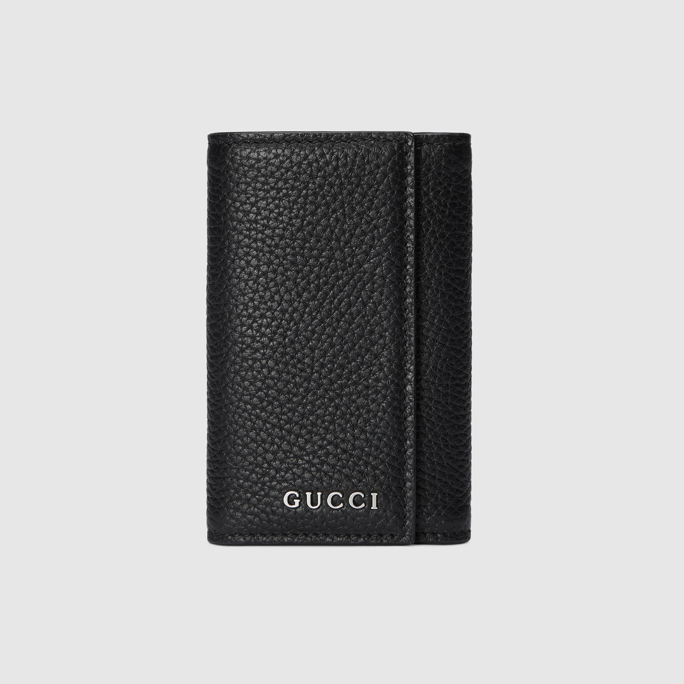 グッチ　GUCCI　キーホルダー　レザー　ロゴ刻印　保存袋付 グッチ GUCCI キーホルダー レザー ロゴ刻印 保存袋付