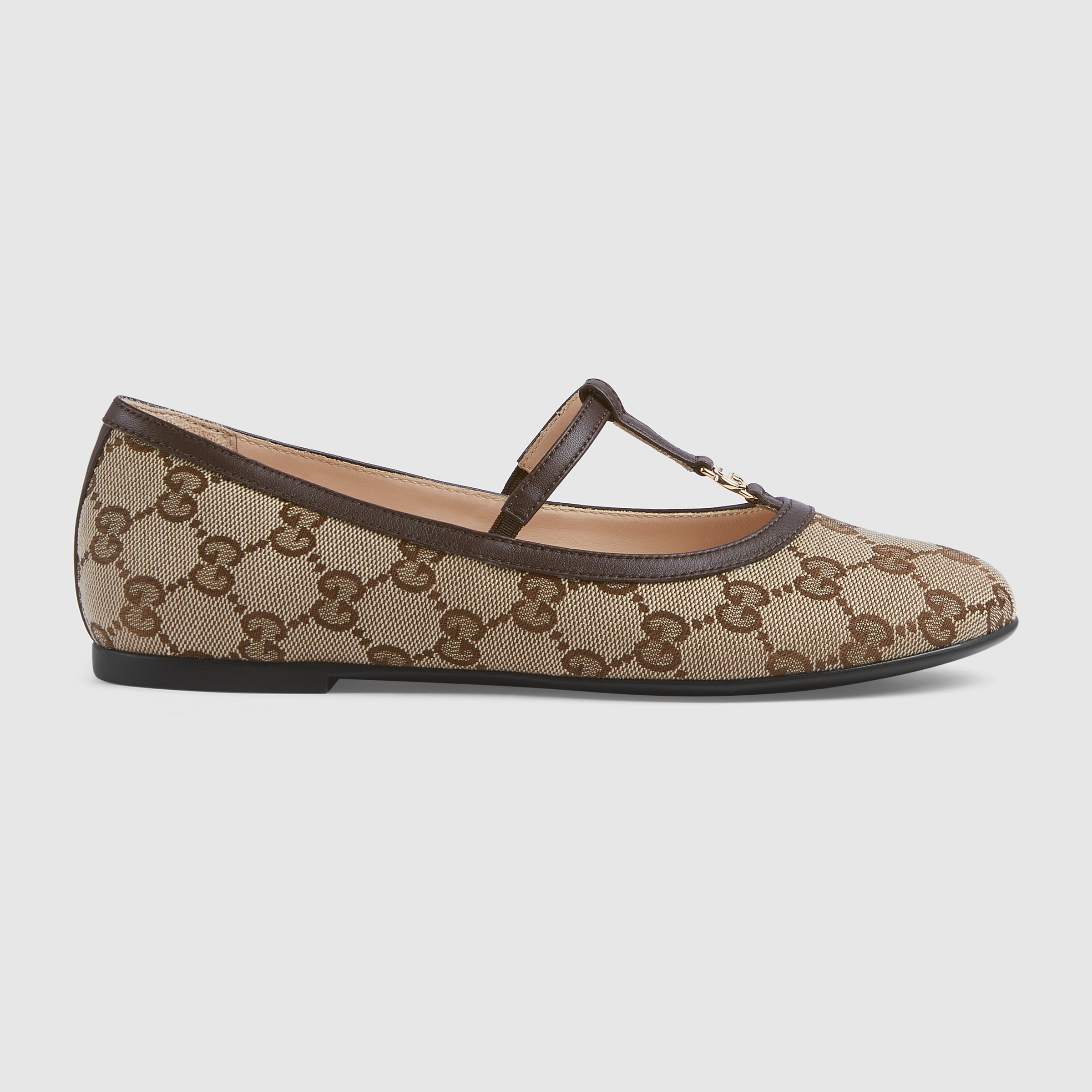 GG BALLET SUPER SLIM BEIGE LAMBSKIN