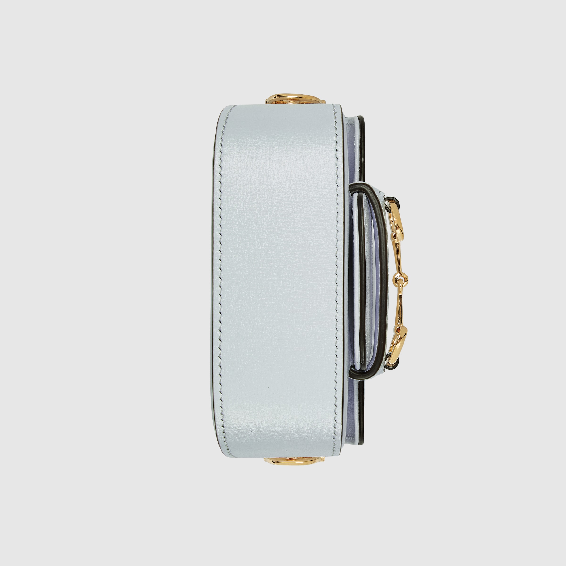 グッチ ホースビット 1955〕ナノバッグ ・ライトブルー レザー