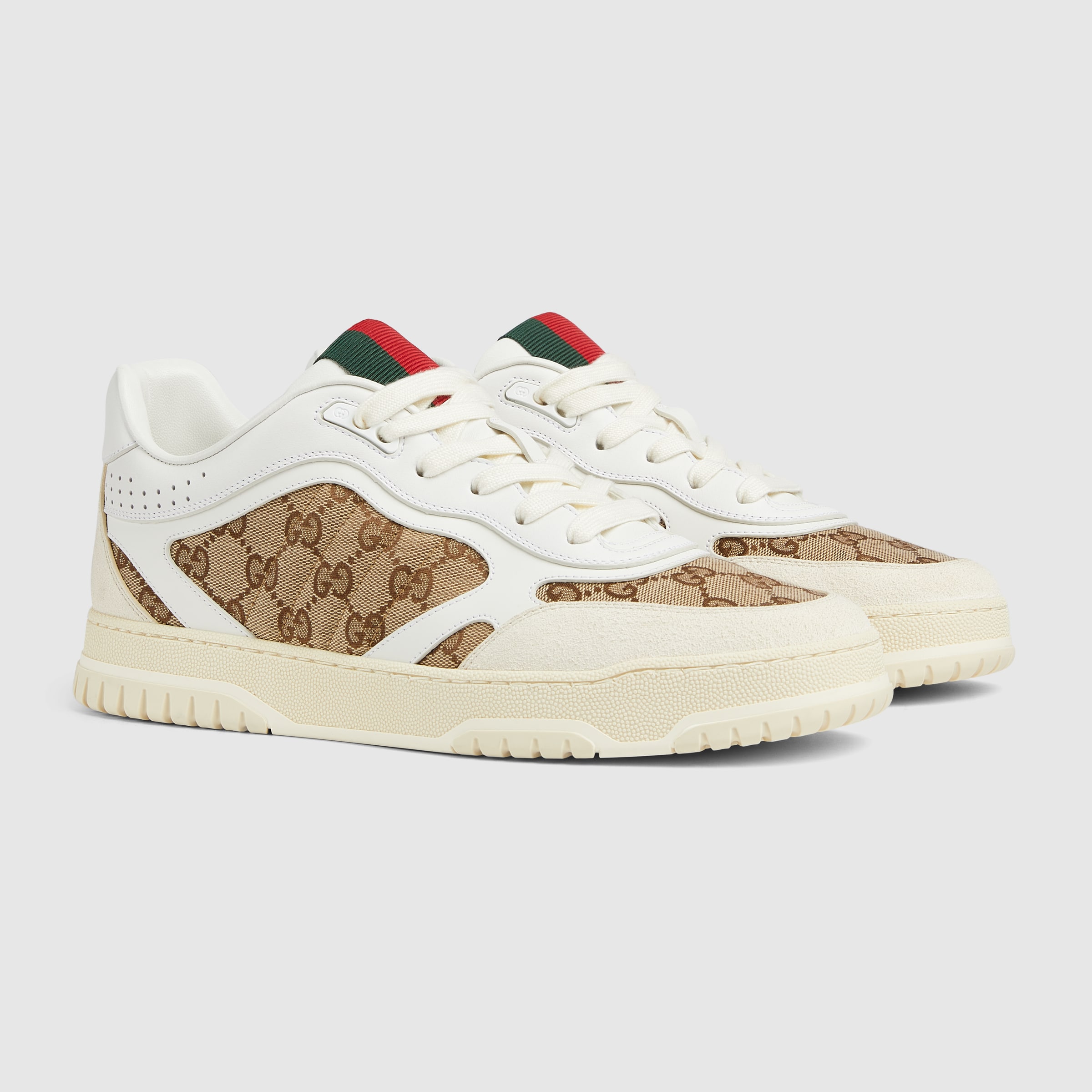 Men's Gucci Re-Web sneaker in Original GG canvas | GUCCI® US