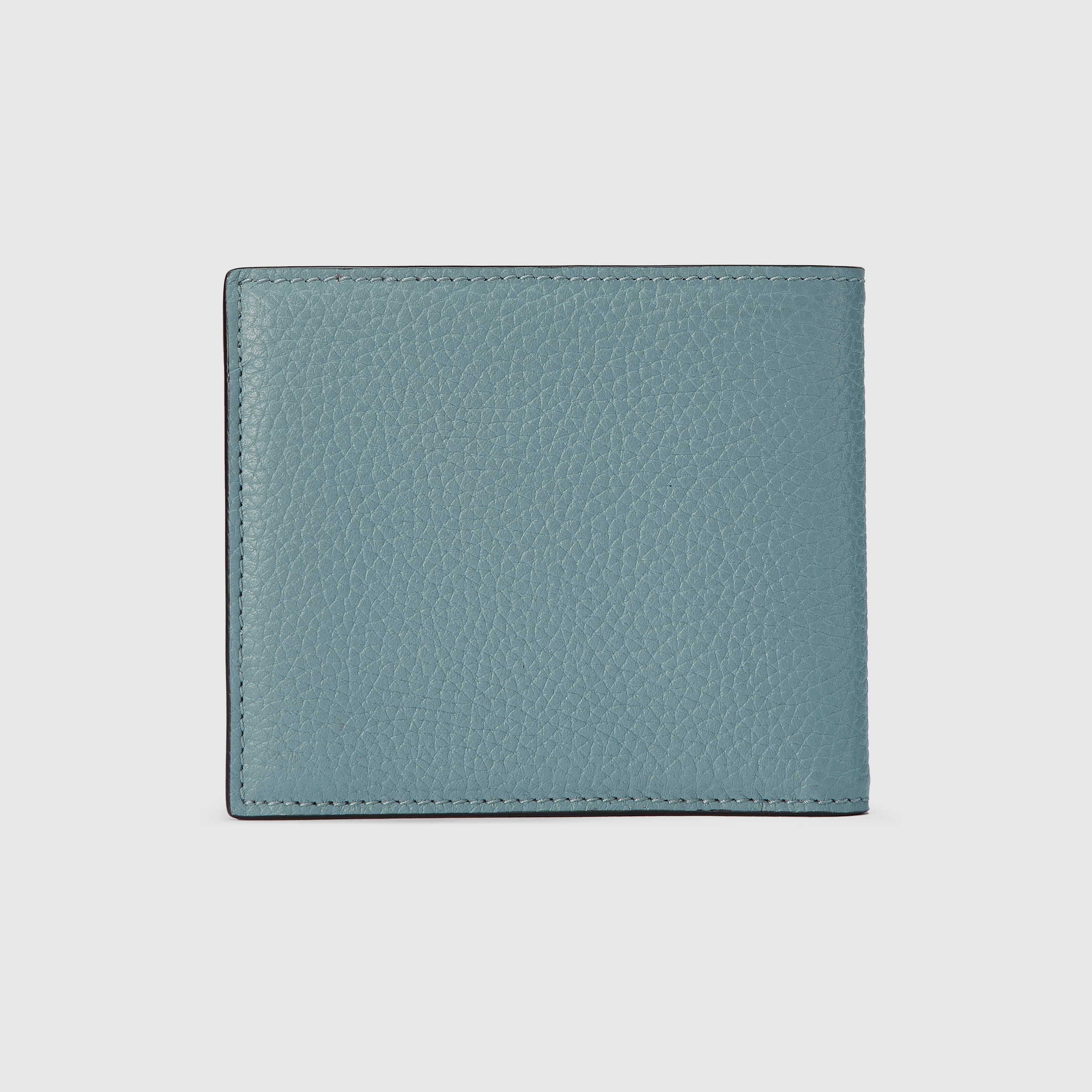 GUCCI ロゴ 二つ折りウォレット ・パステルブルー レザー | GUCCI公式