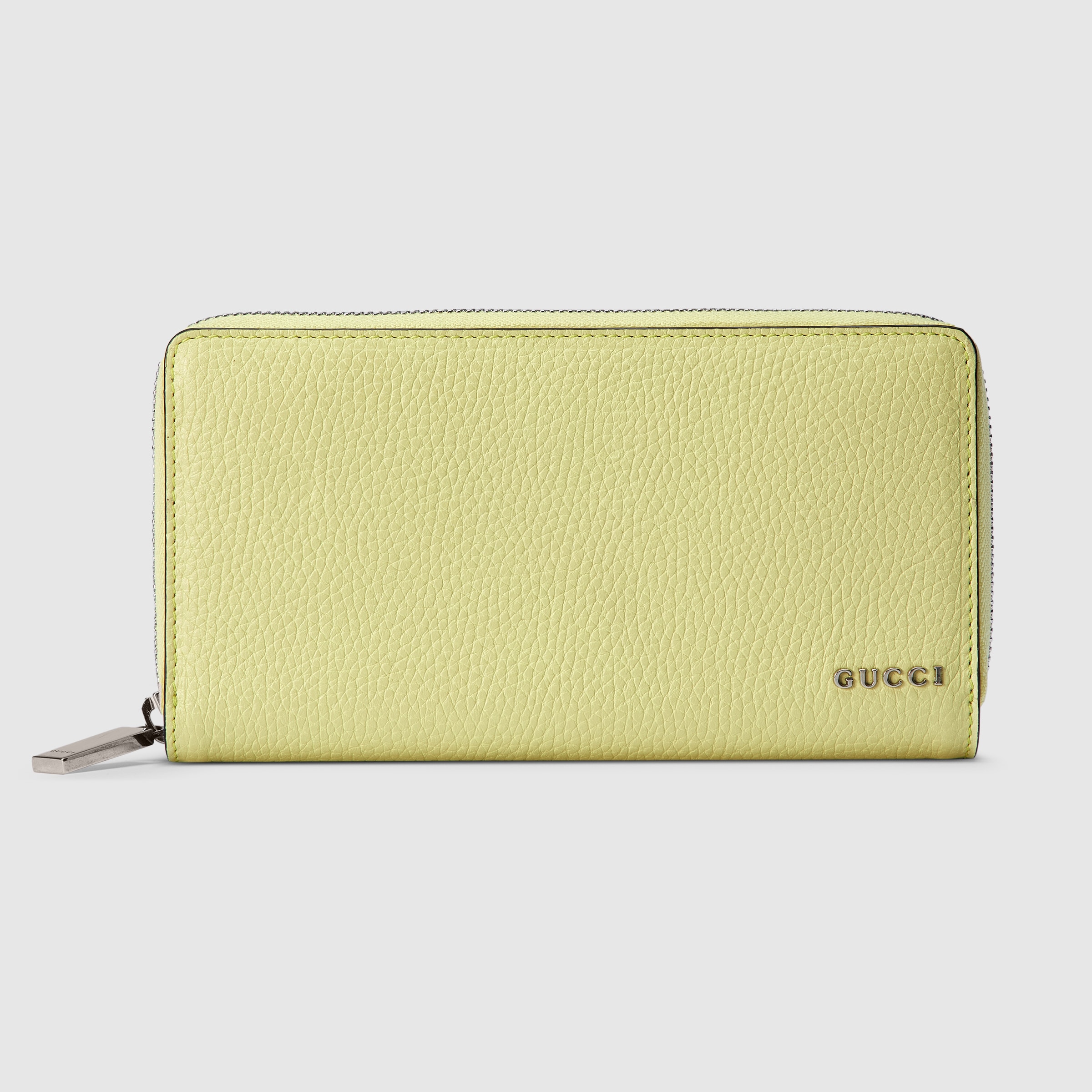 日本限定 GUCCI ロゴ ジップアラウンドウォレット ・ライム